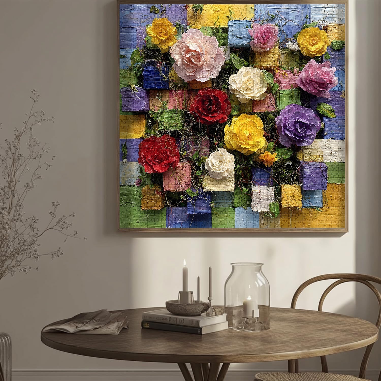 Puzzle mosaïque de roses 1000 pièces