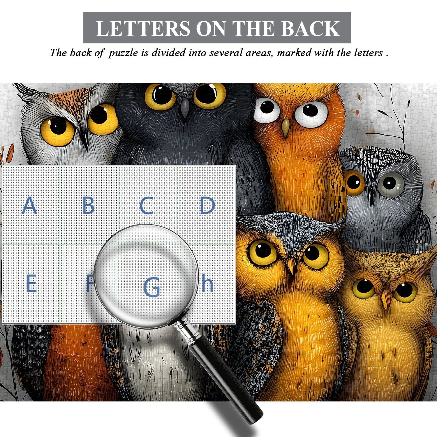 Whimsical Owls Jigsaw Puzzle 1000 Pieces