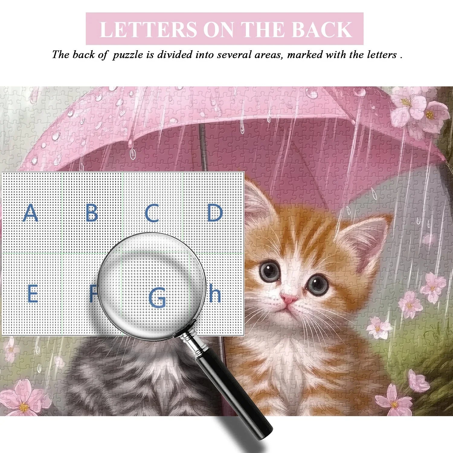 Pioggia gattini puzzle 1000 pezzi