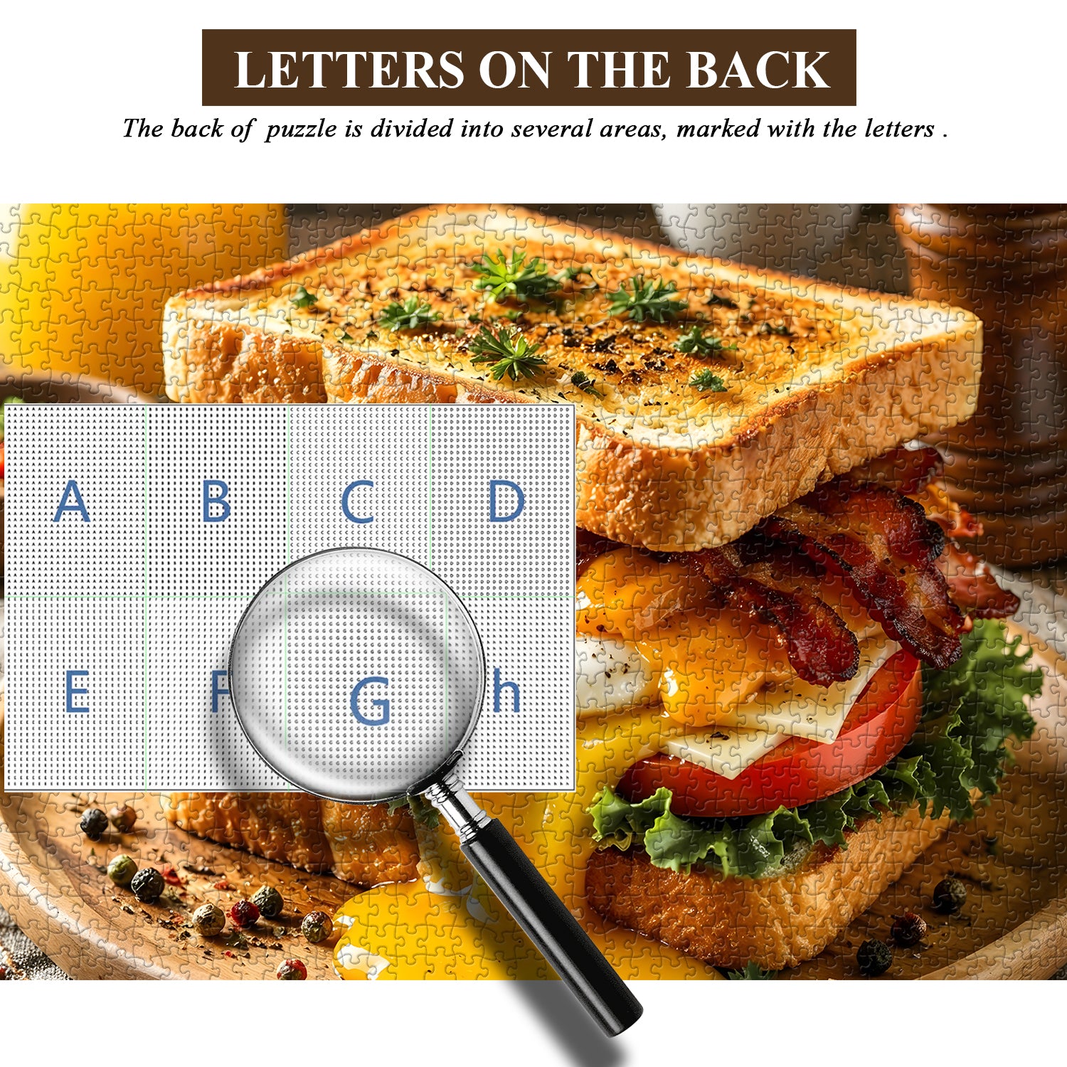 Hearty Egg Toast Jigsaw Puzzle 1000 Pieces