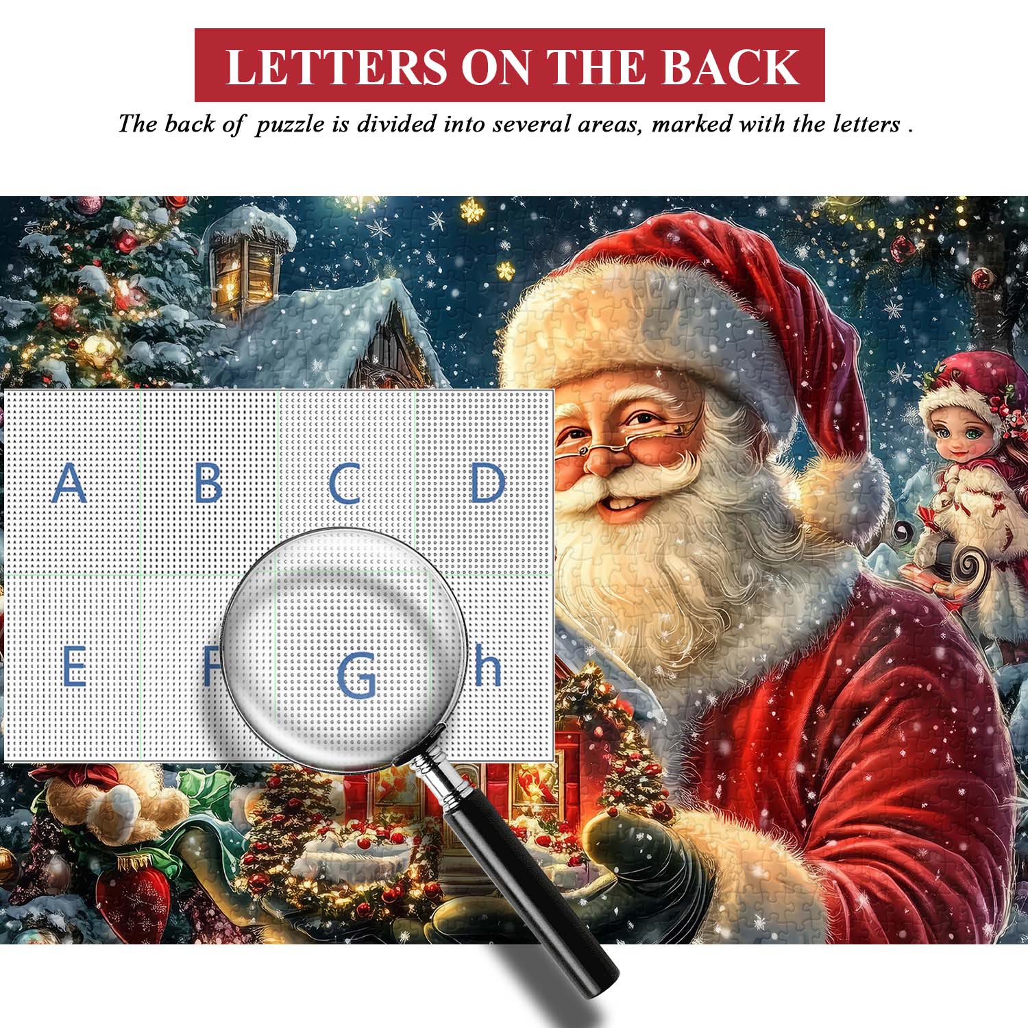 Santa's Christmas House Jigsaw Puzzle 1000 Pieces