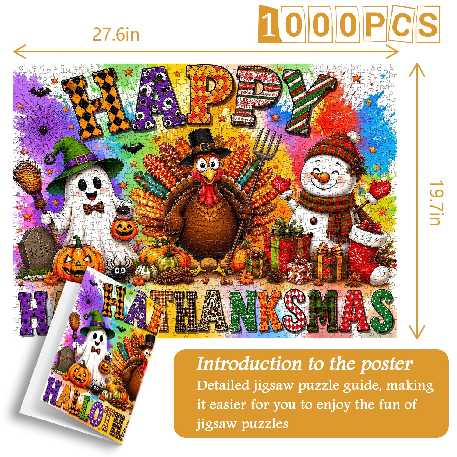 Holiday Mashup Jigsaw Puzzle 1000 Pieces