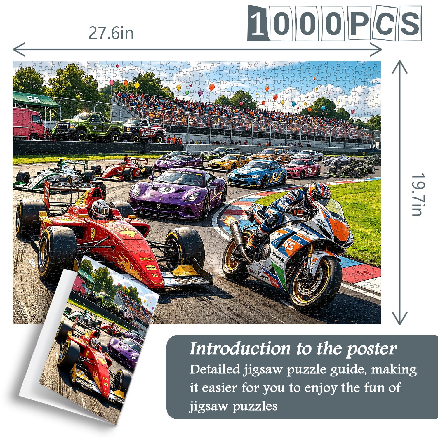 Track Fleet Jigsaw Puzzle 1000 Pieces