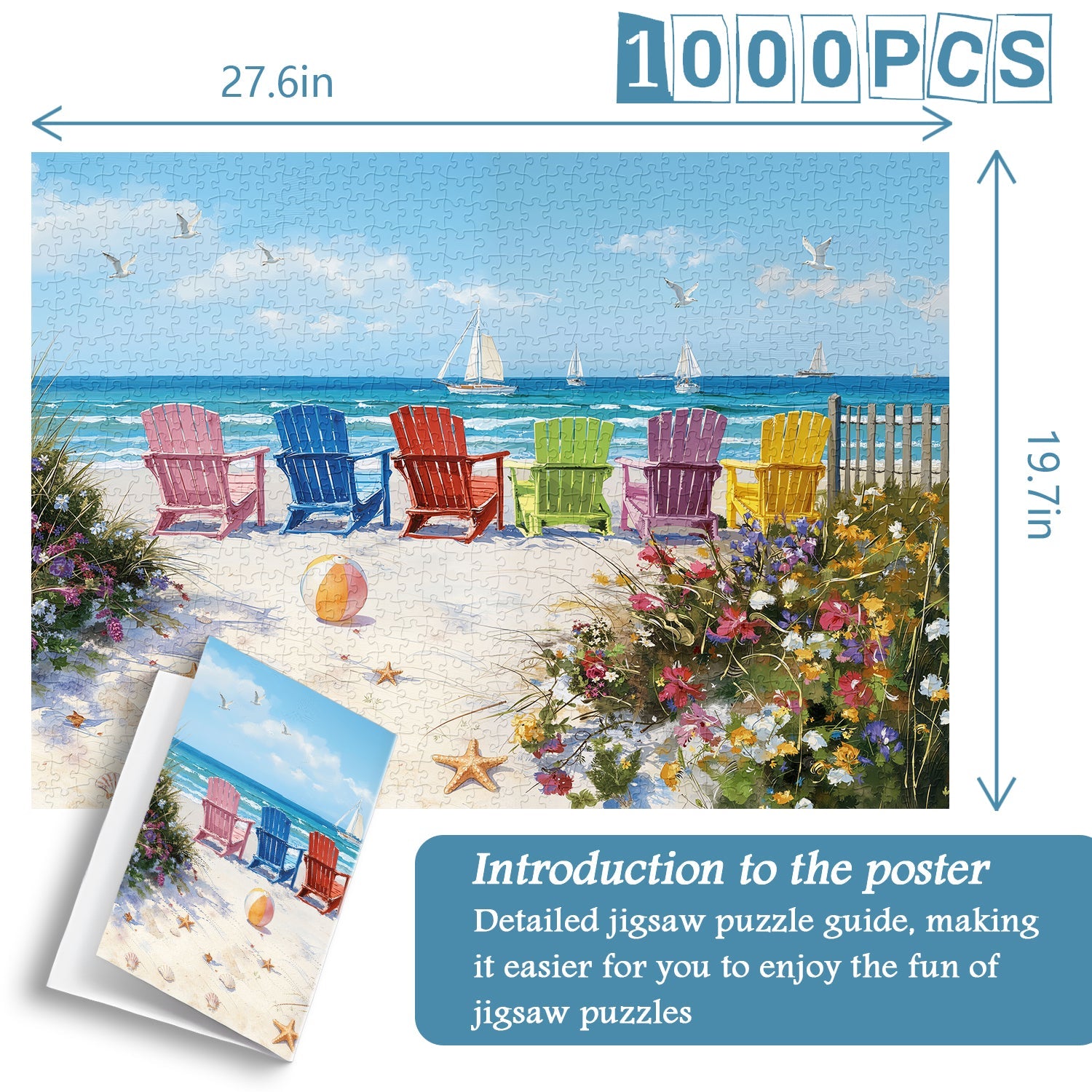 Puzzle sulla brezza costiera, 1000 pezzi