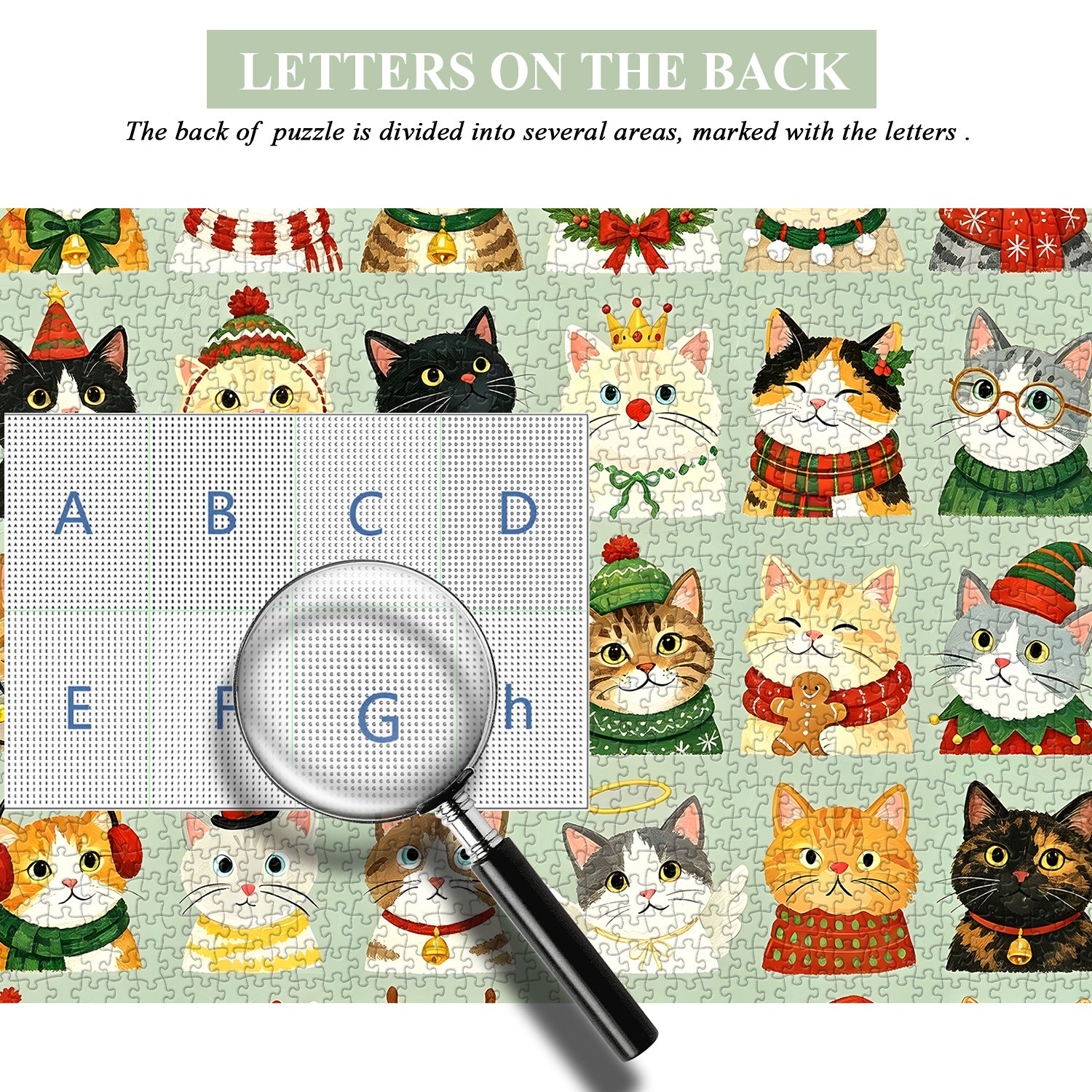 Christmas Kitties Jigsaw Puzzle 1000 Pieces