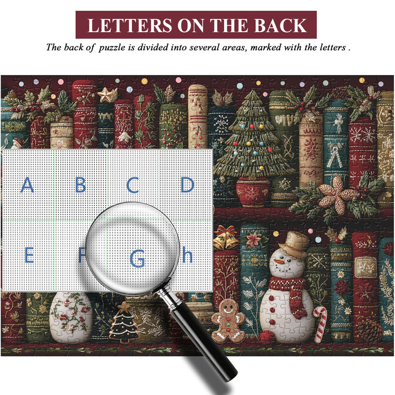 Christmas Embroidery Shelf Jigsaw Puzzle 500 Pieces