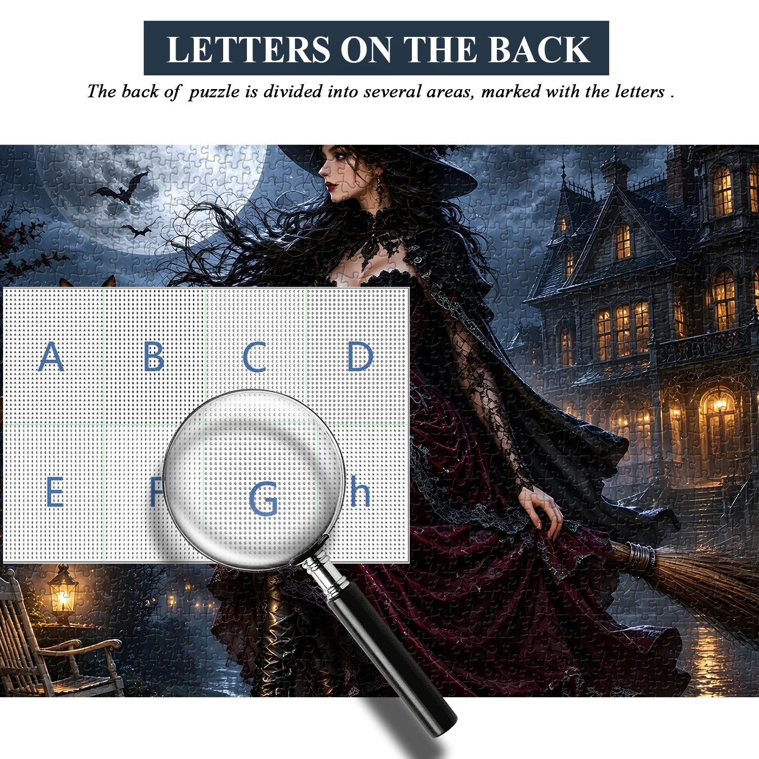 Moonlit Sorceress Jigsaw Puzzle 1000 Pieces