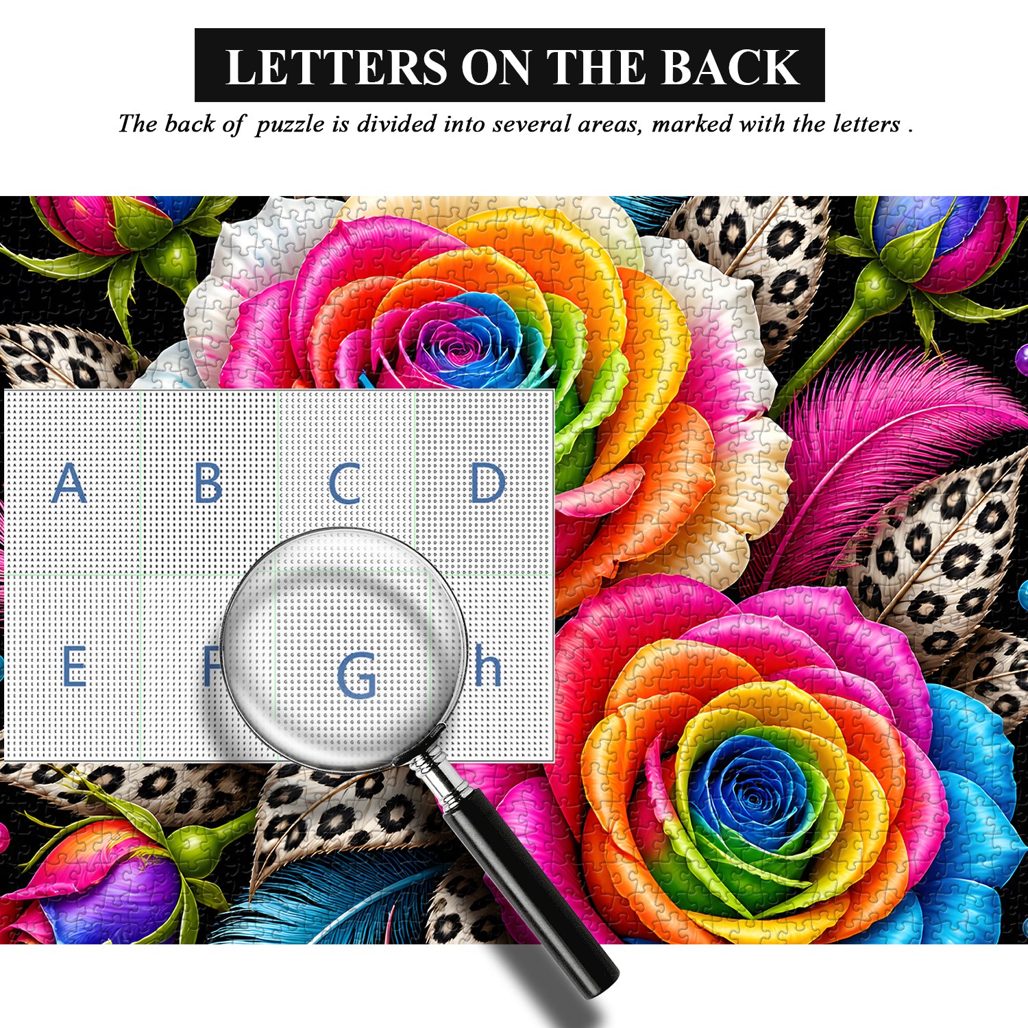 Neon Bloom Jigsaw Puzzle 1000 Pieces