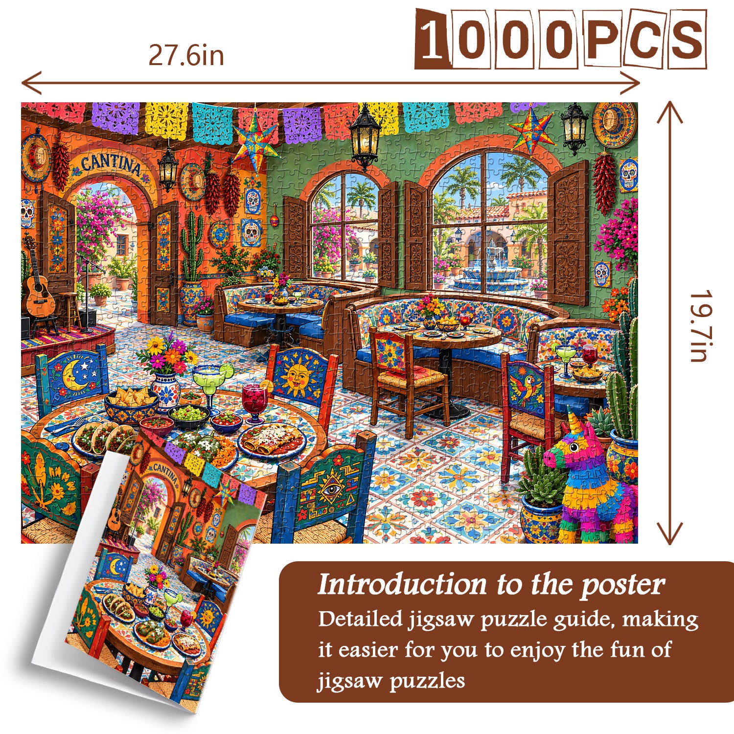 Cantina Fiesta Jigsaw Puzzle 1000 Pieces