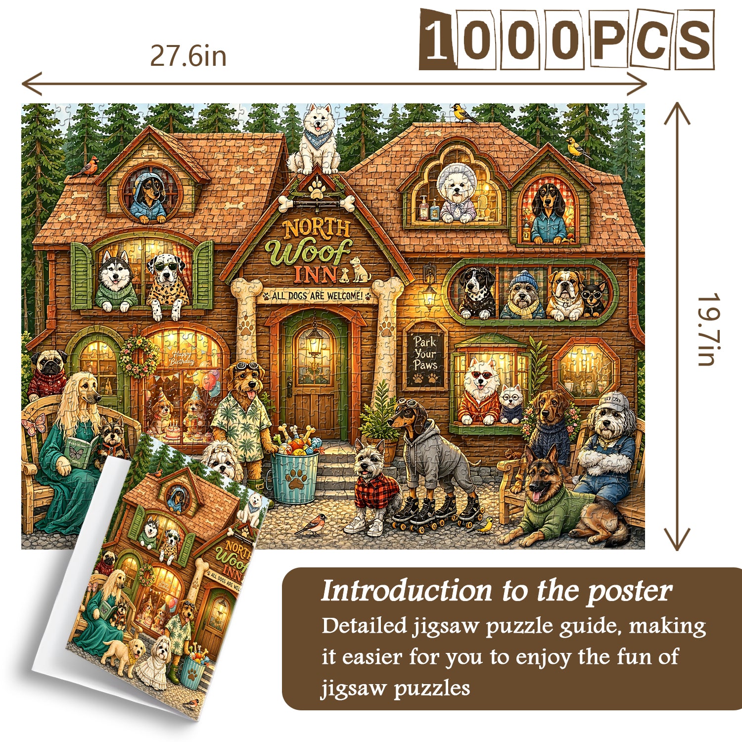 North Woof Inn Jigsaw Puzzle 1000 Pieces
