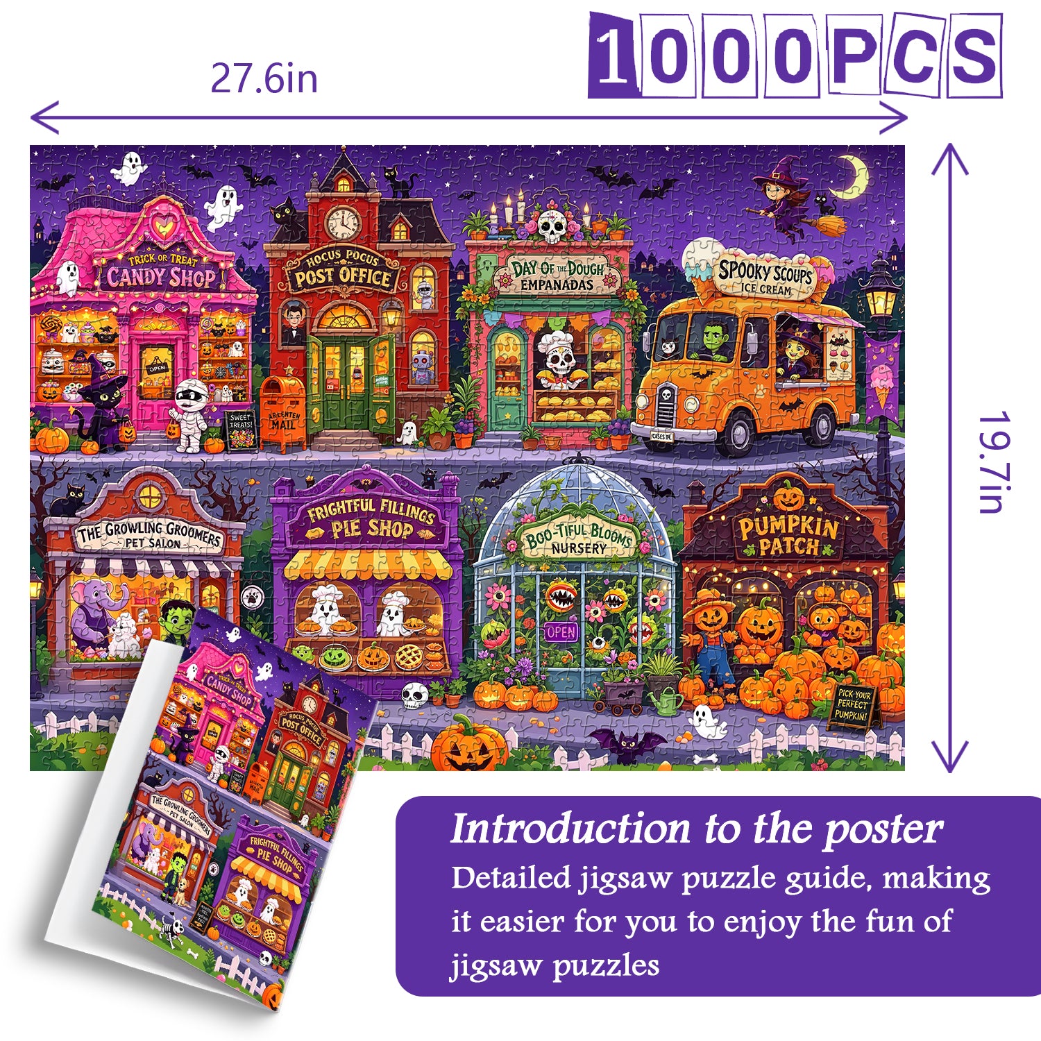 Halloween Strip Jigsaw Puzzle 1000 Pieces