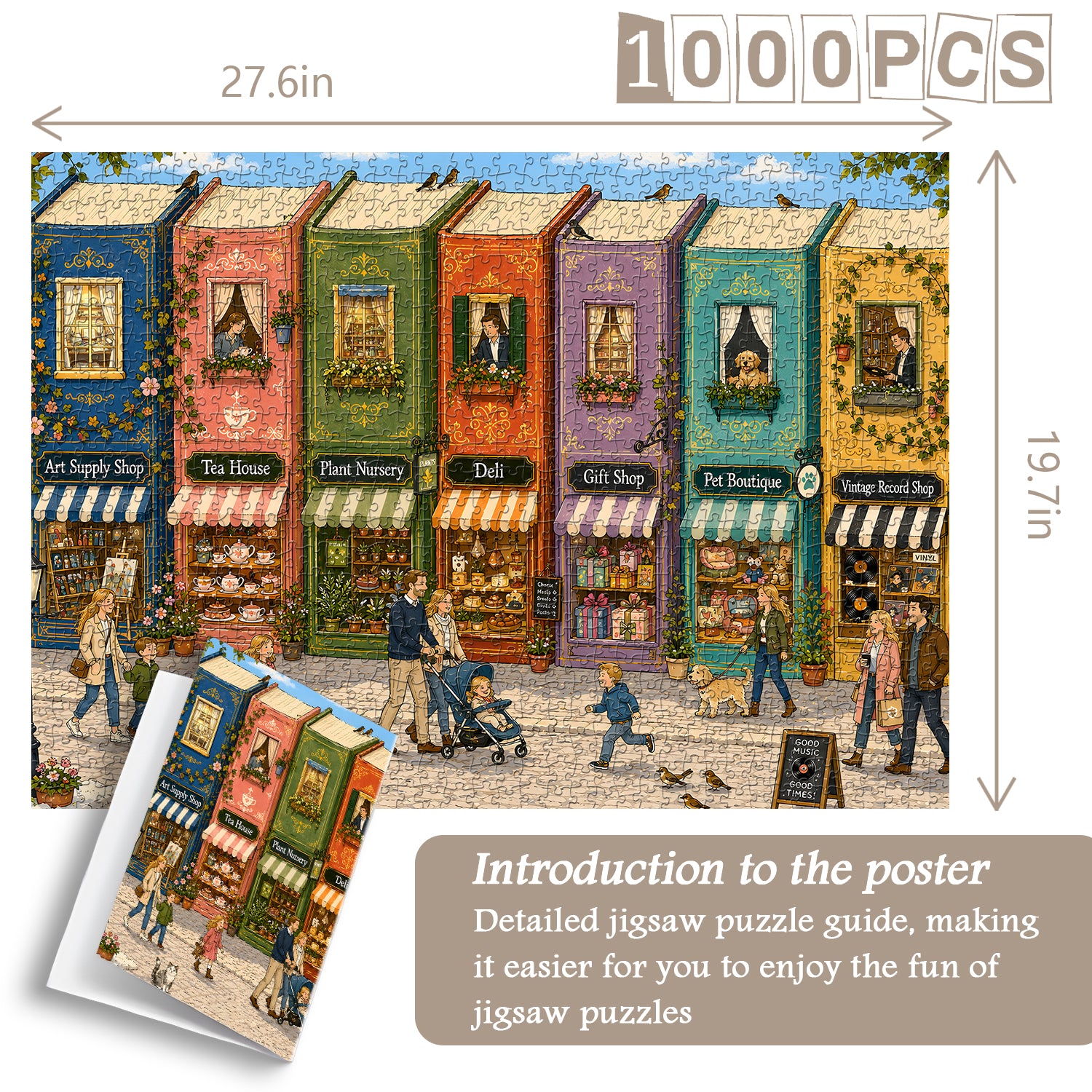 Storybook Lane Jigsaw Puzzle 1000 Pieces