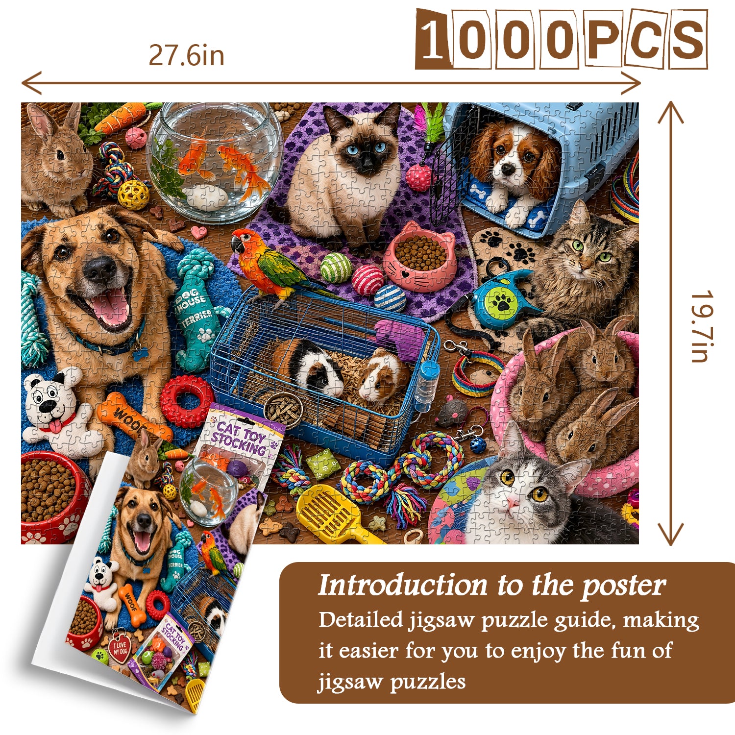 Days with Pets Jigsaw Puzzle 1000 Pieces