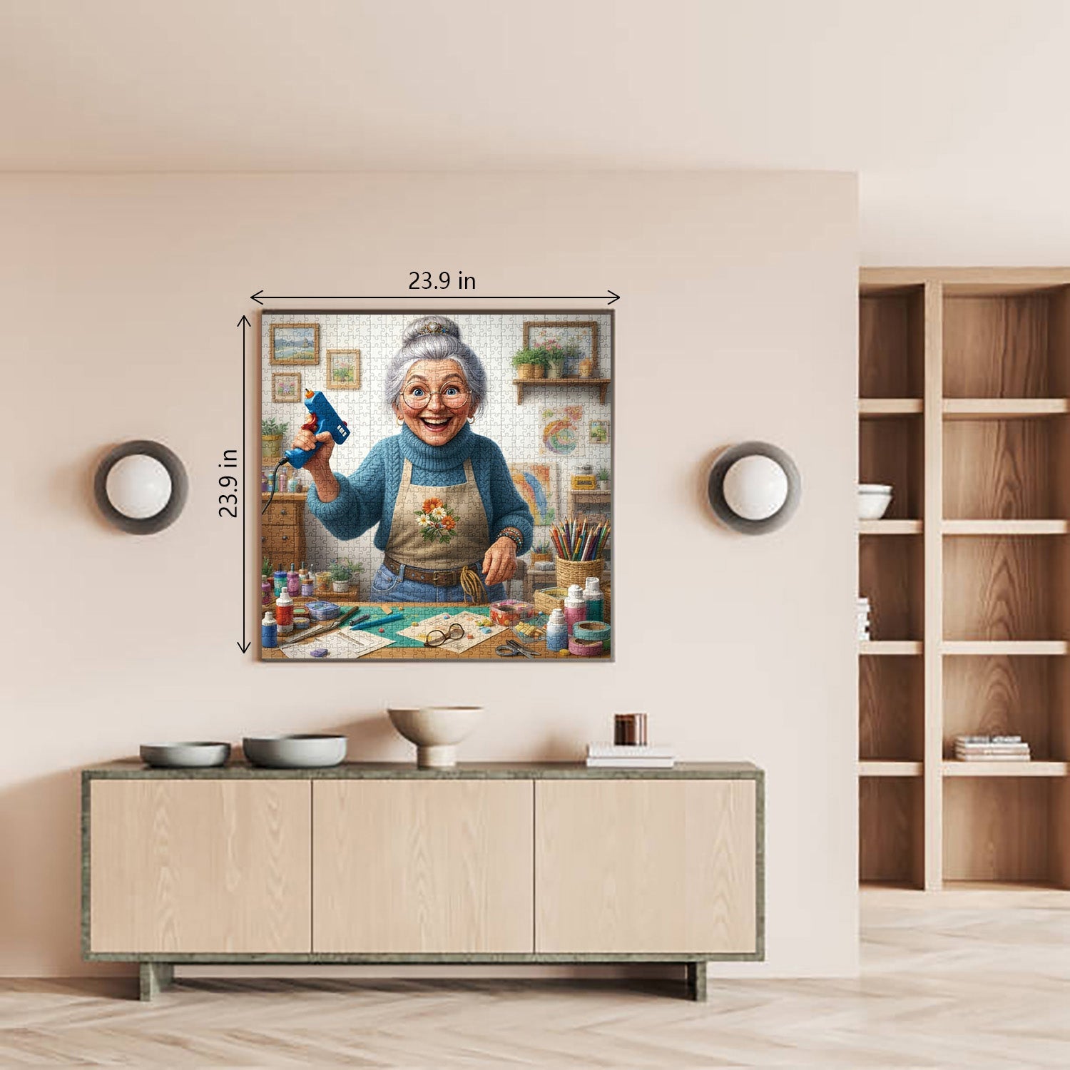 Puzzle créatif grand-mère 1000 pièces