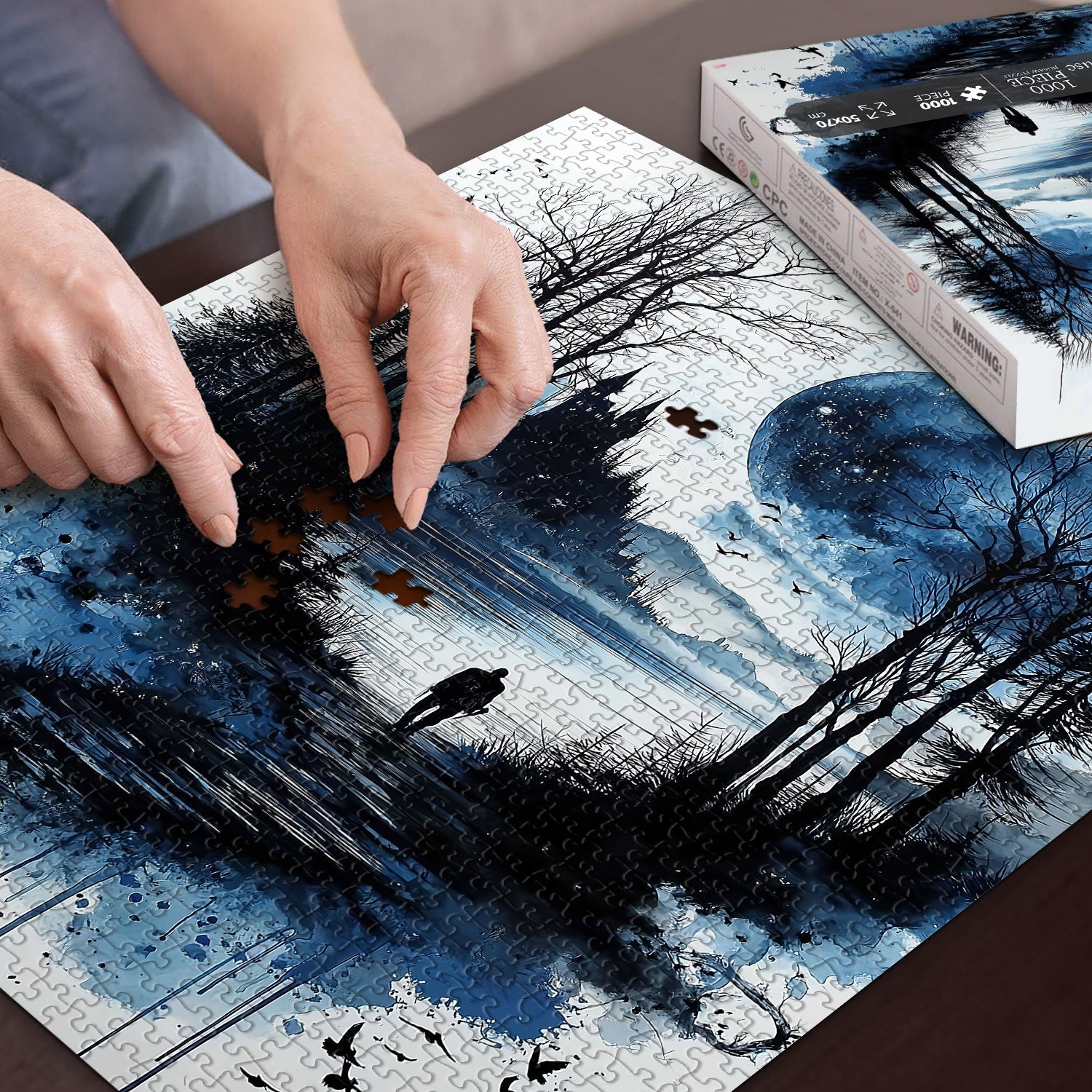 Puzzle Lone Shadow Lake 1000 pièces