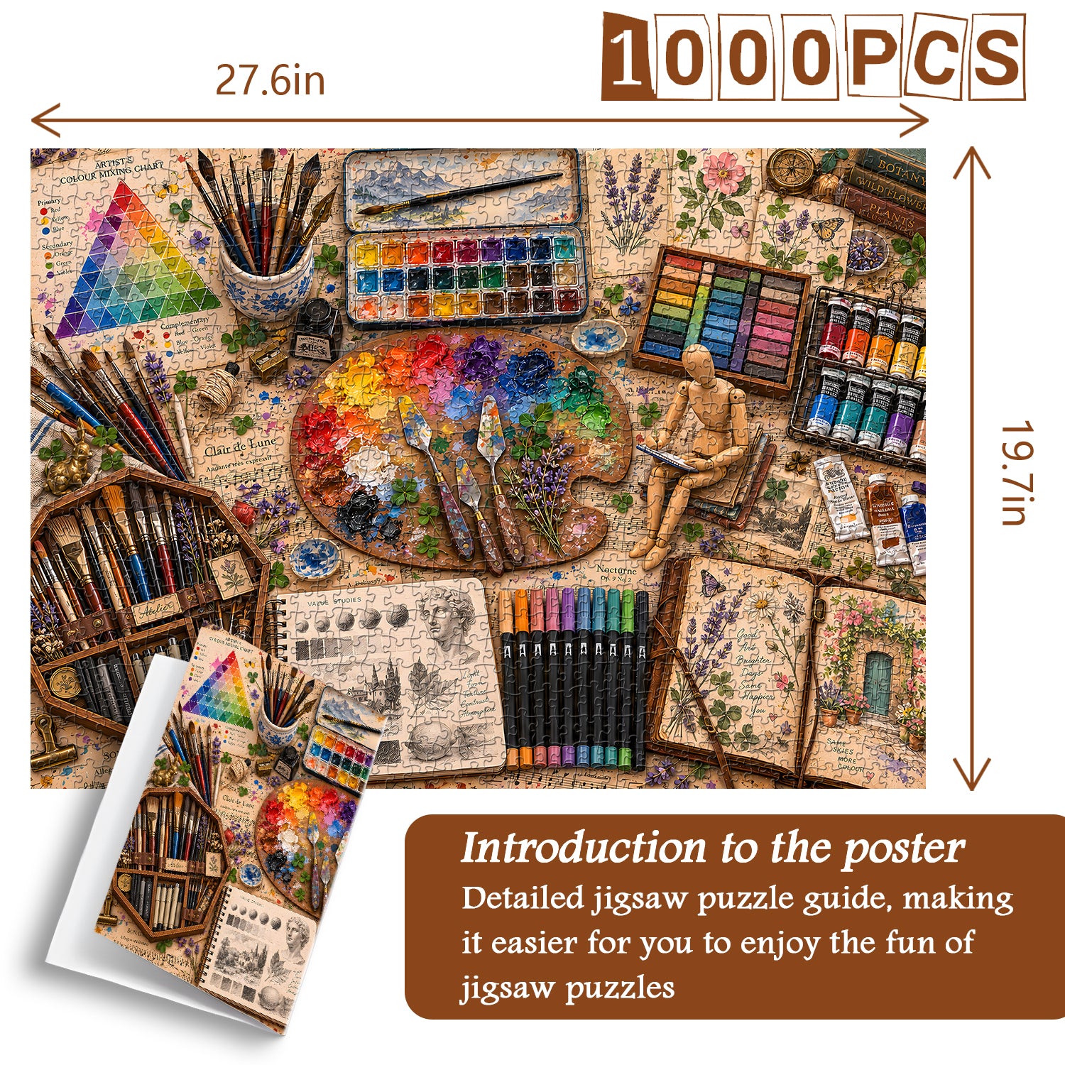 Artist’s Nook Jigsaw Puzzle 1000 Pieces
