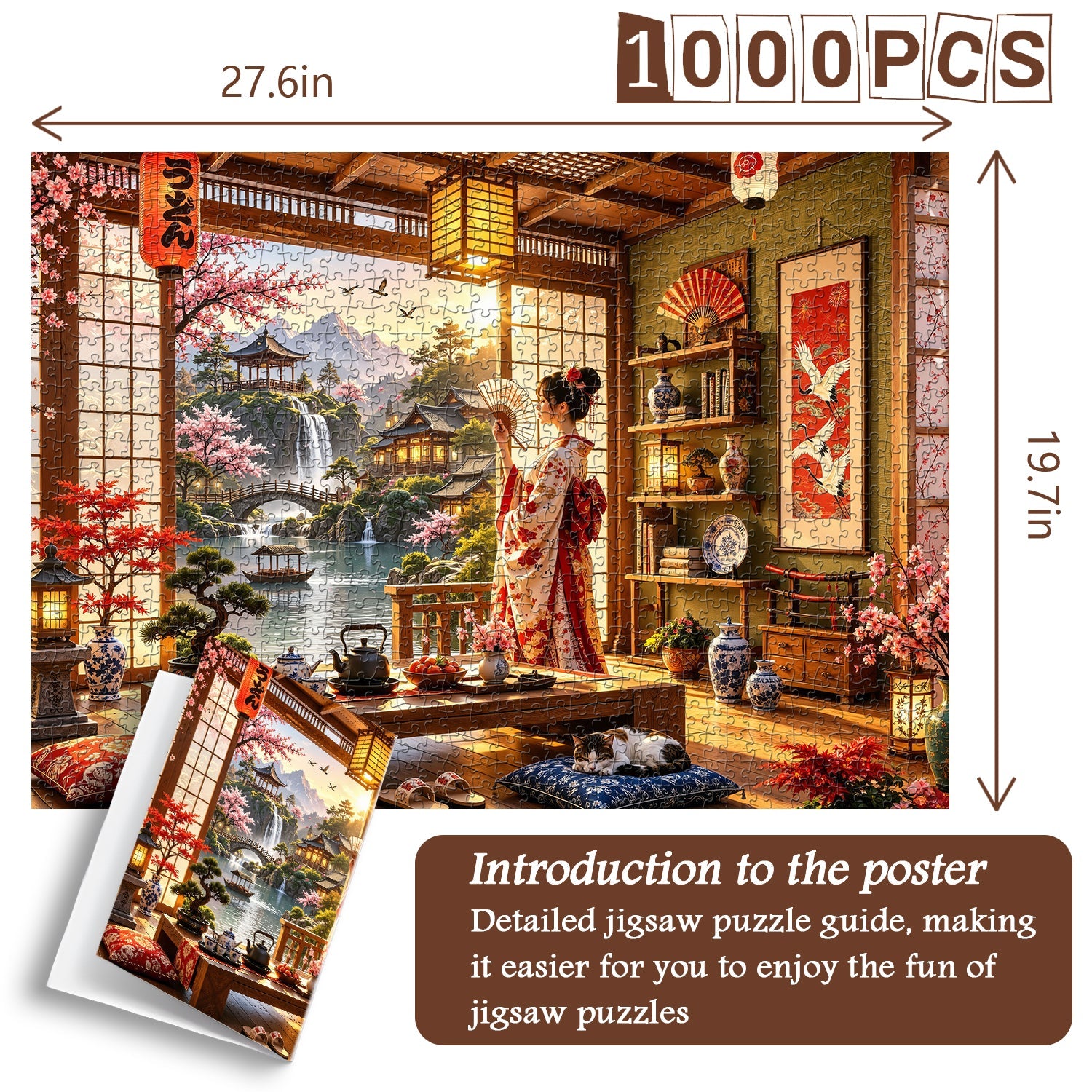 Japanese Tea Retreat Jigsaw Puzzle 1000 Pieces