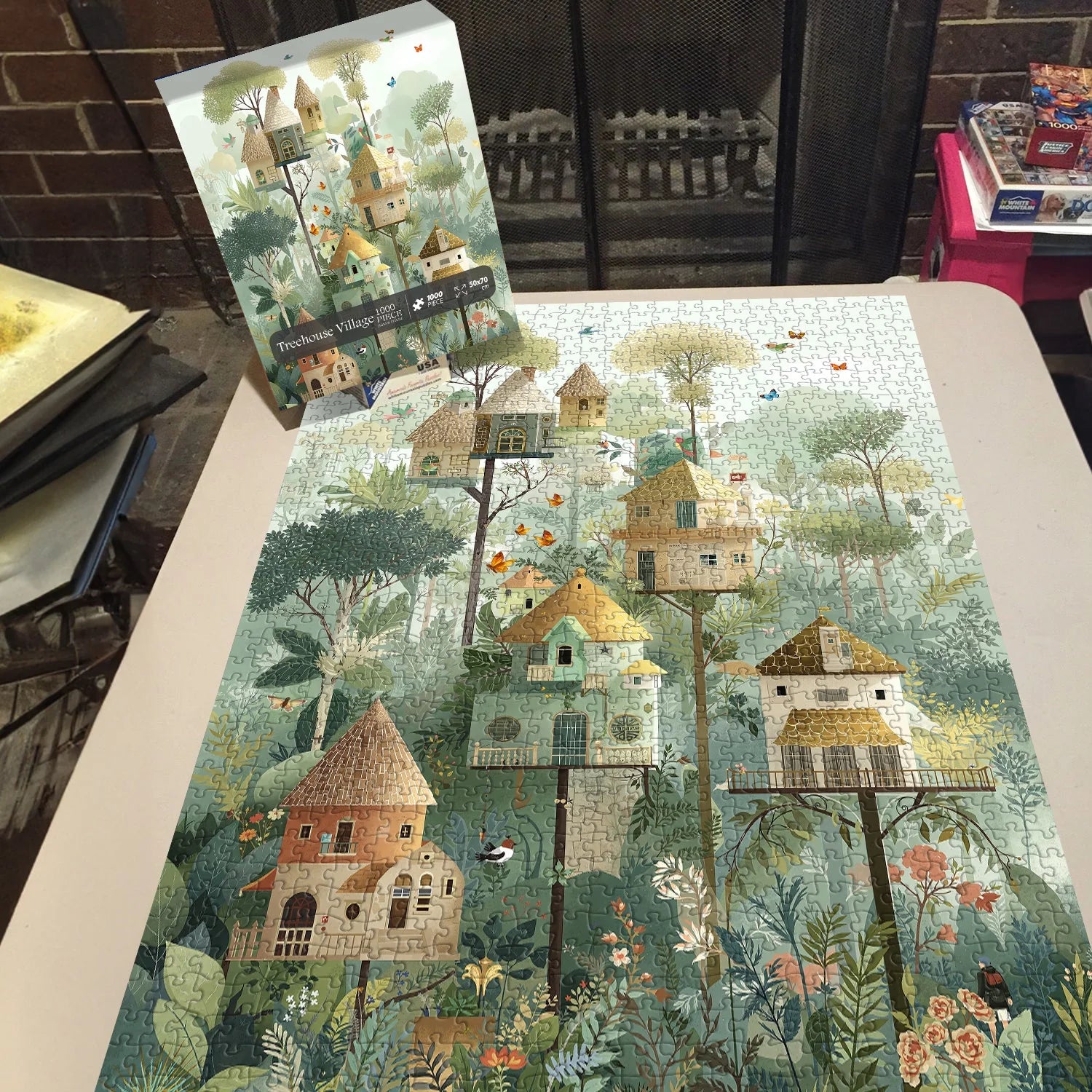 Treehouse Village Jigsaw Puzzle 1000 Pieces