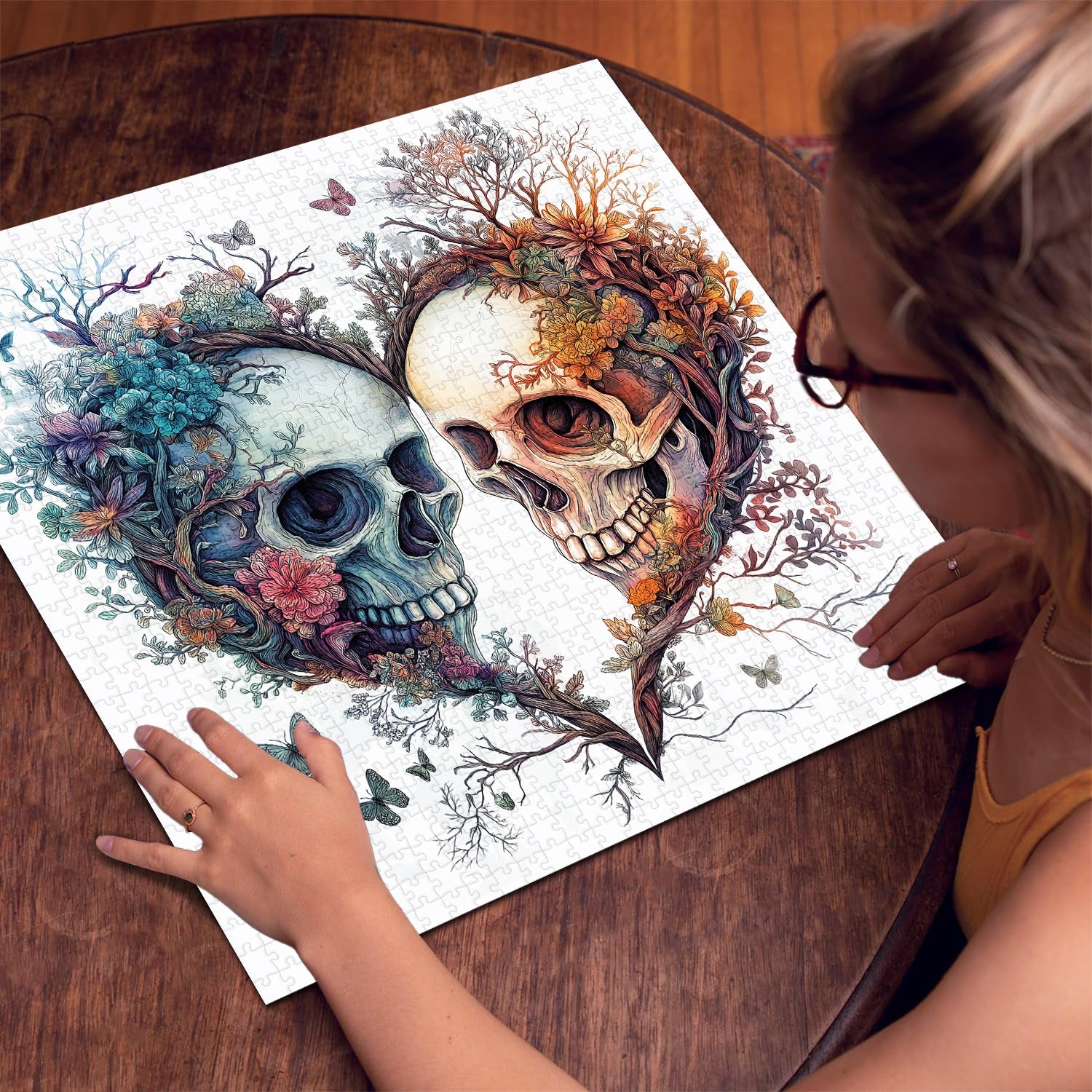 Heart of Skulls Jigsaw Puzzles 1000 Pieces