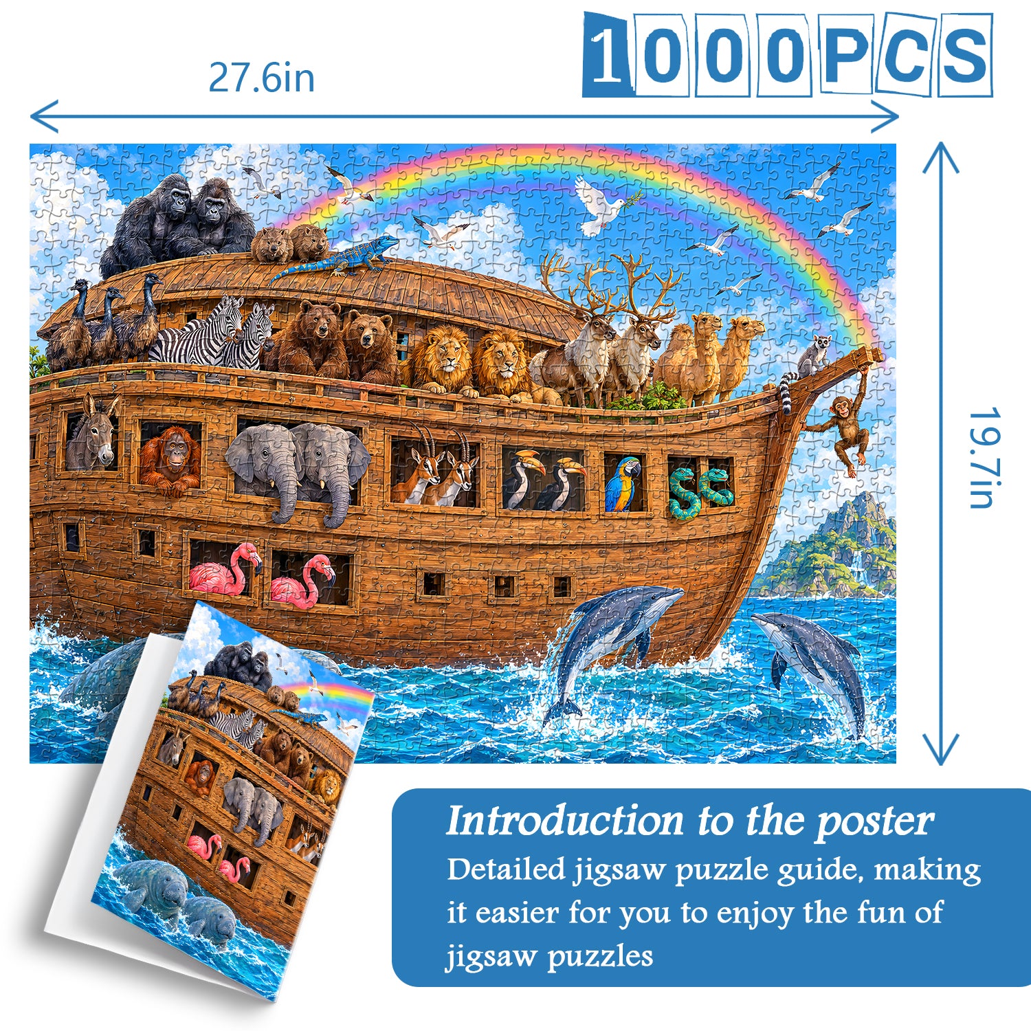 Ark of Creatures Jigsaw Puzzle 1000 Pieces