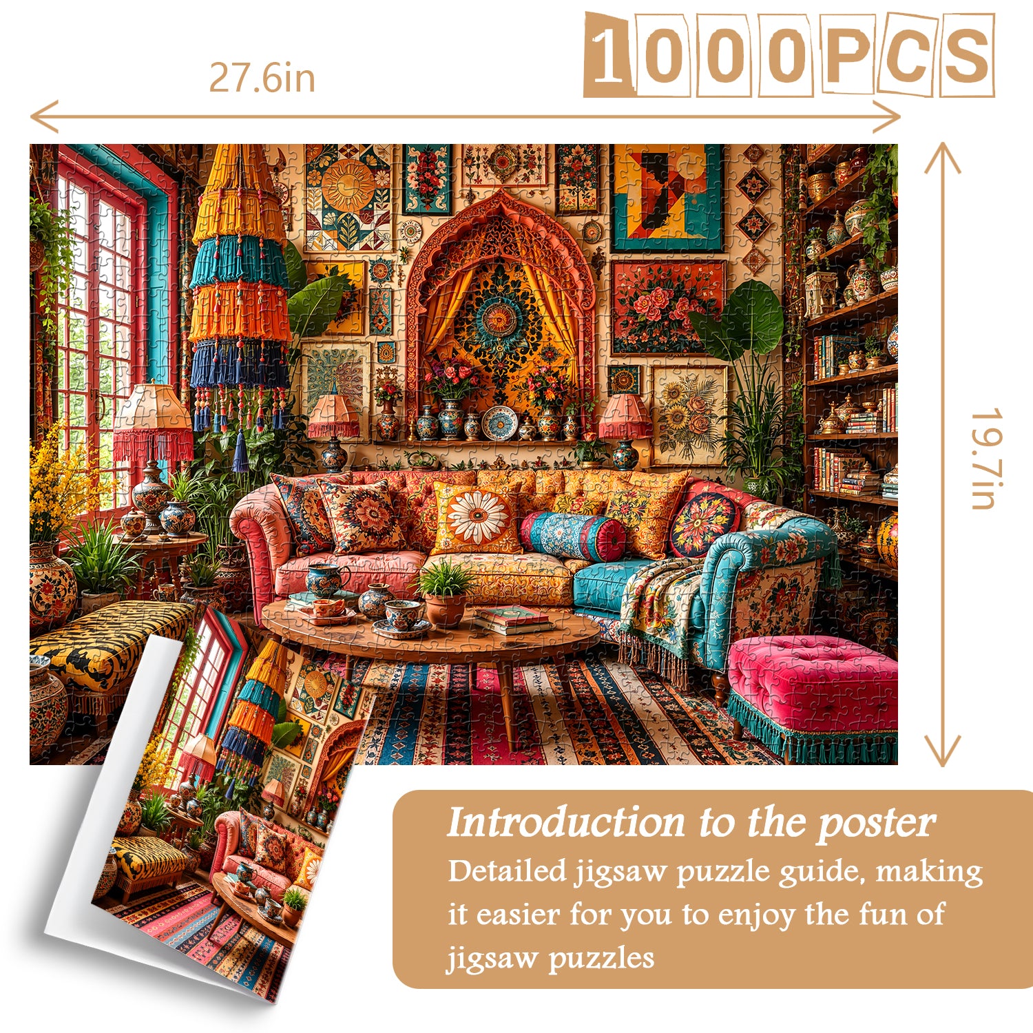 Bohemian Retreat Jigsaw Puzzle 1000 Pieces