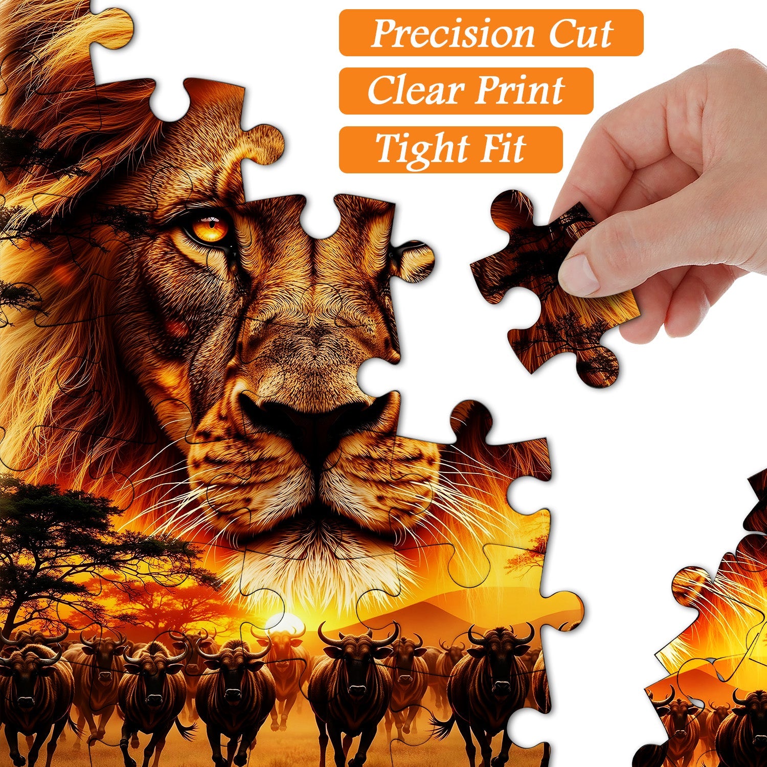 Puzzle del Re delle Praterie, 1000 pezzi
