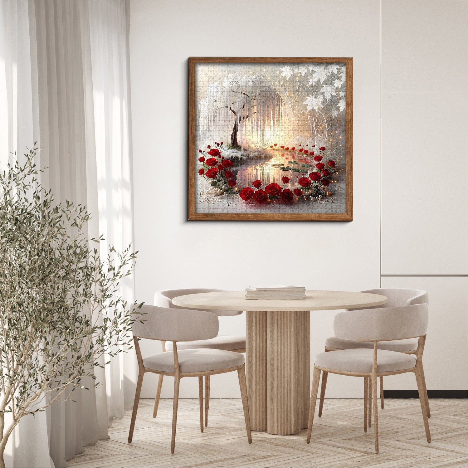 Puzzle del giardino silenzioso e luminoso, 1000 pezzi