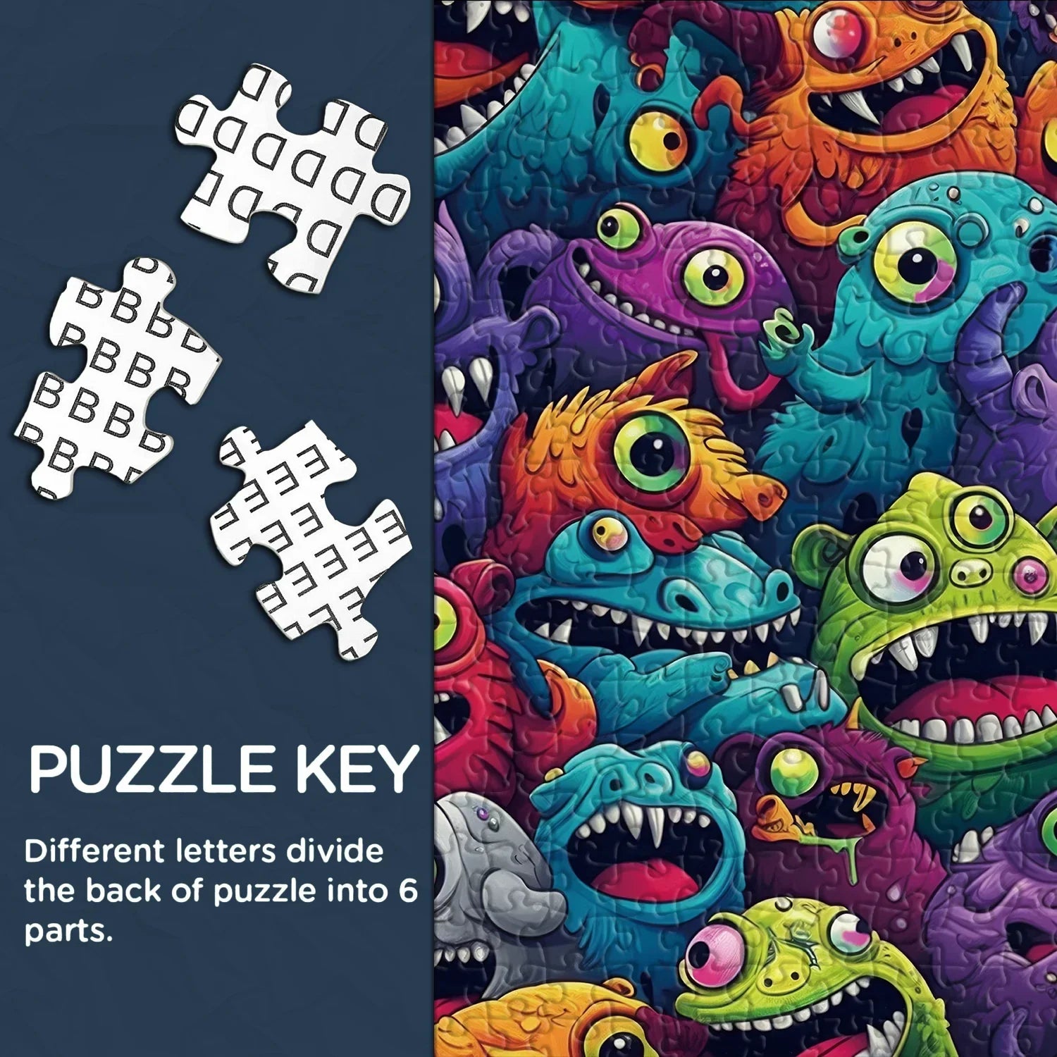 Mostro puzzle puzzle 1000 pezzi