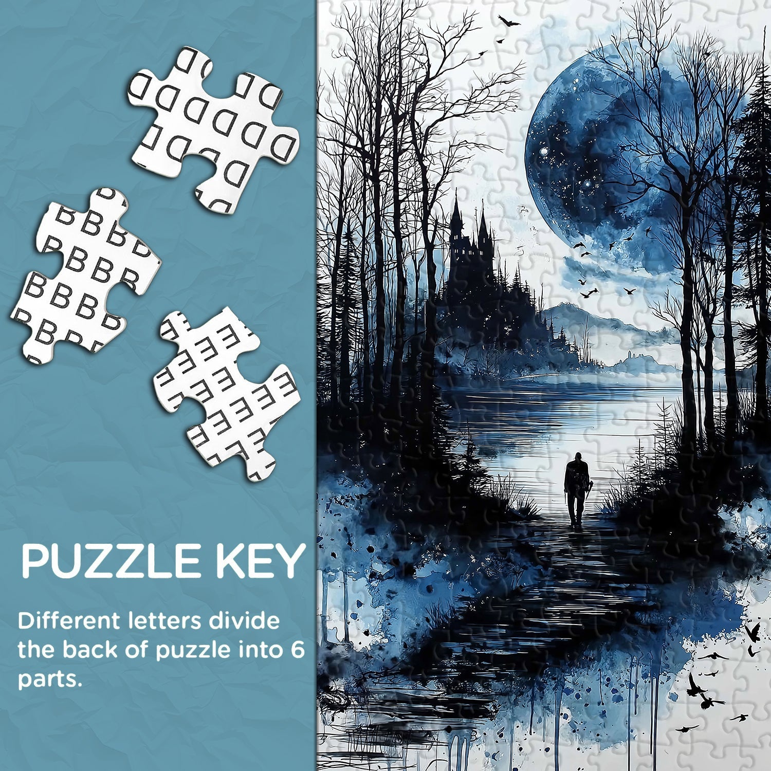 Puzzle Lone Shadow Lake 1000 pièces