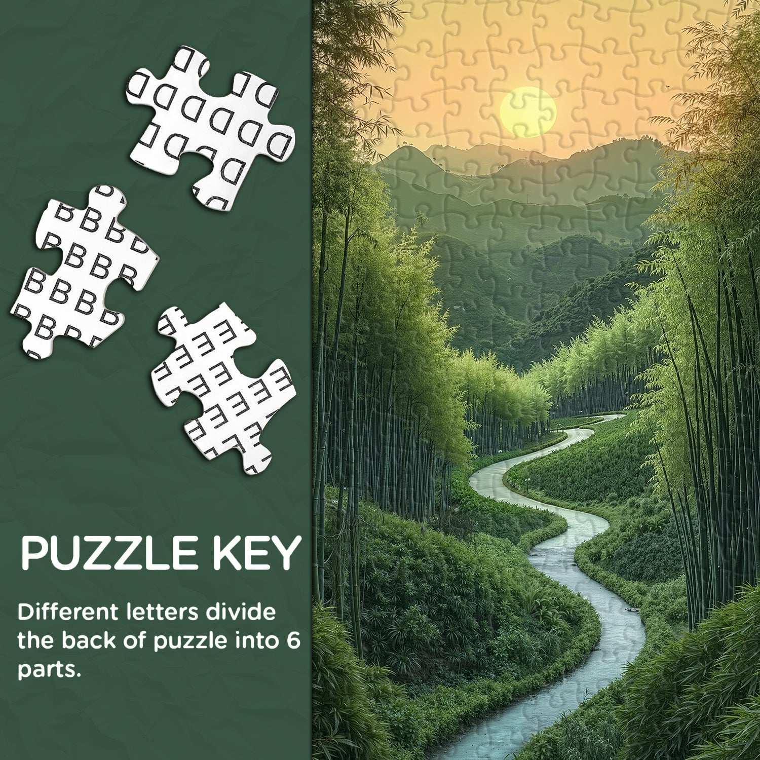 Bamboo Horizon Jigsaw Puzzle 1000 Pieces