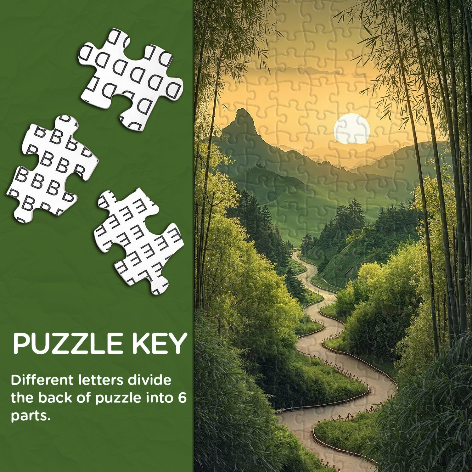 Silent Mountains Jigsaw Puzzle 1000 Pieces