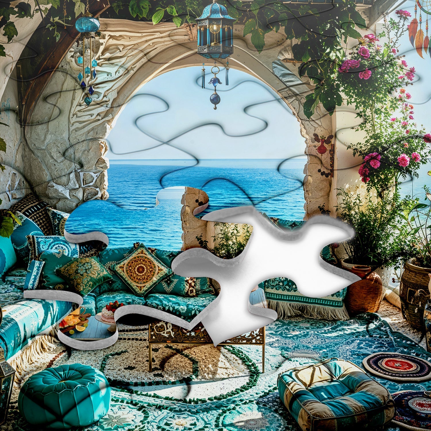 Puzzle Seaside Blue Haven 1000 pezzi