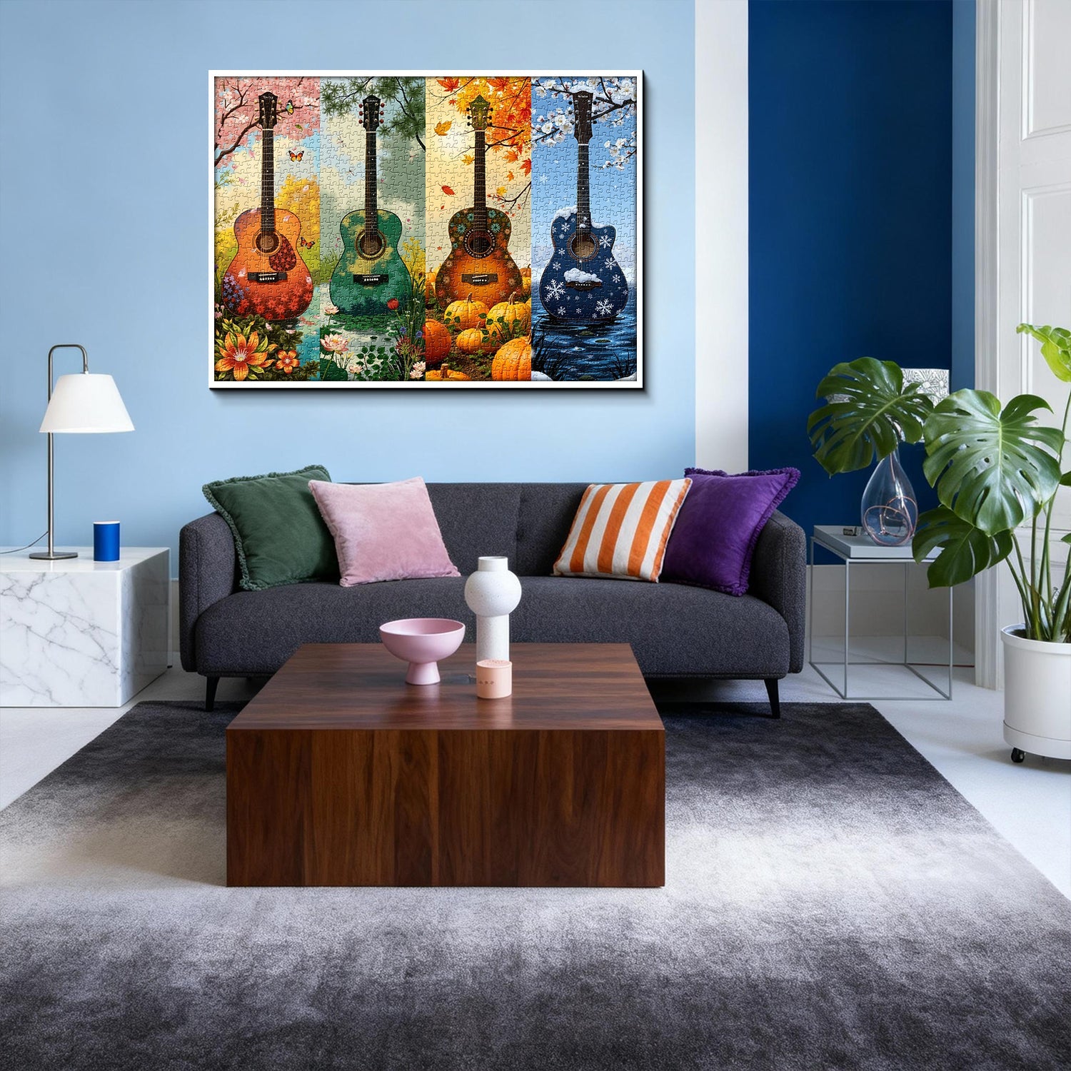 Puzzle per chitarra delle quattro stagioni, 1000 pezzi