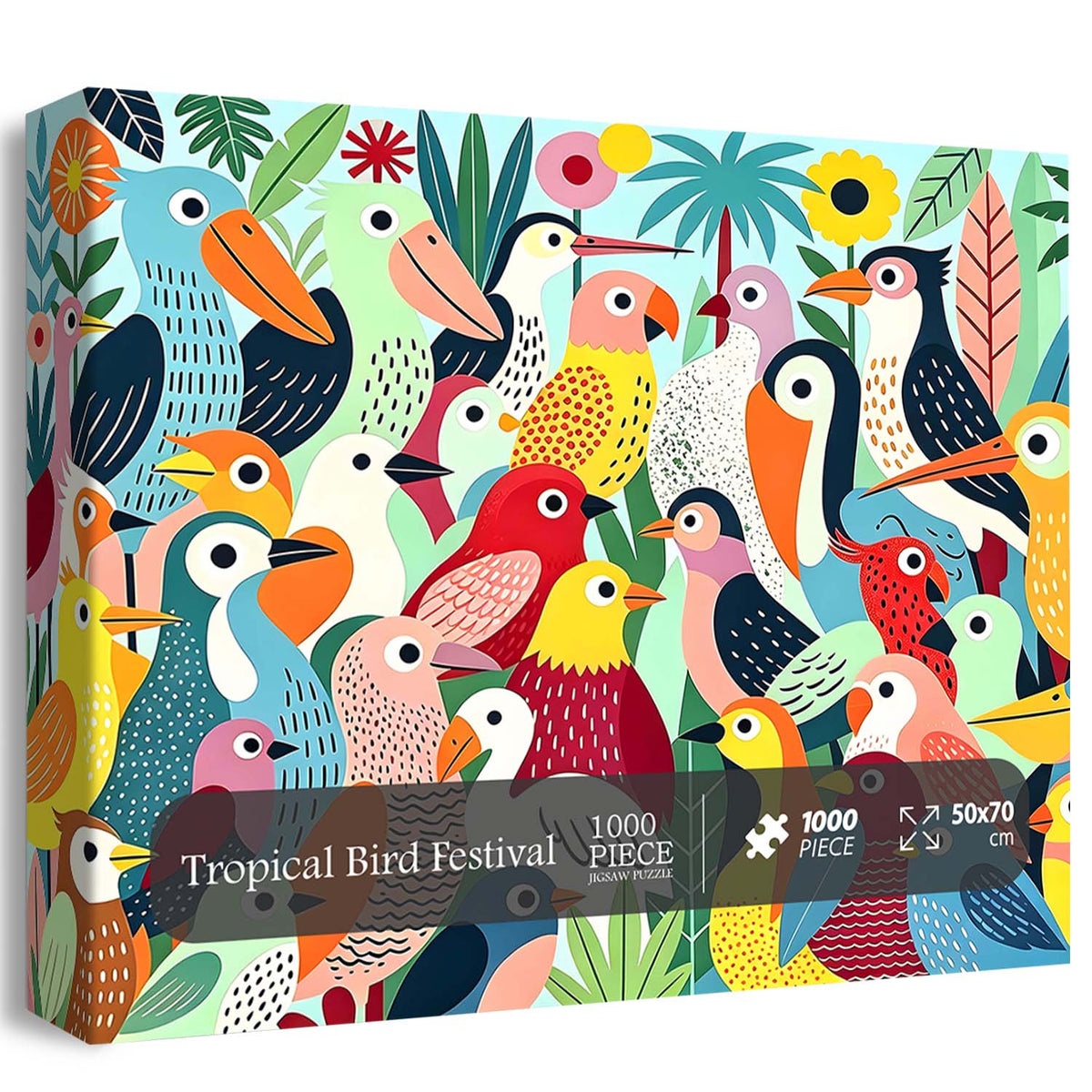 Tropical Bird Festival Jigsaw Puzzle 1000 Pieces