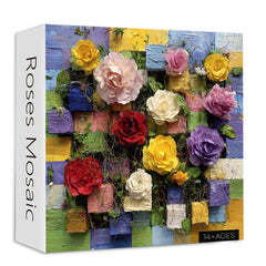 Puzzle mosaïque de roses 1000 pièces