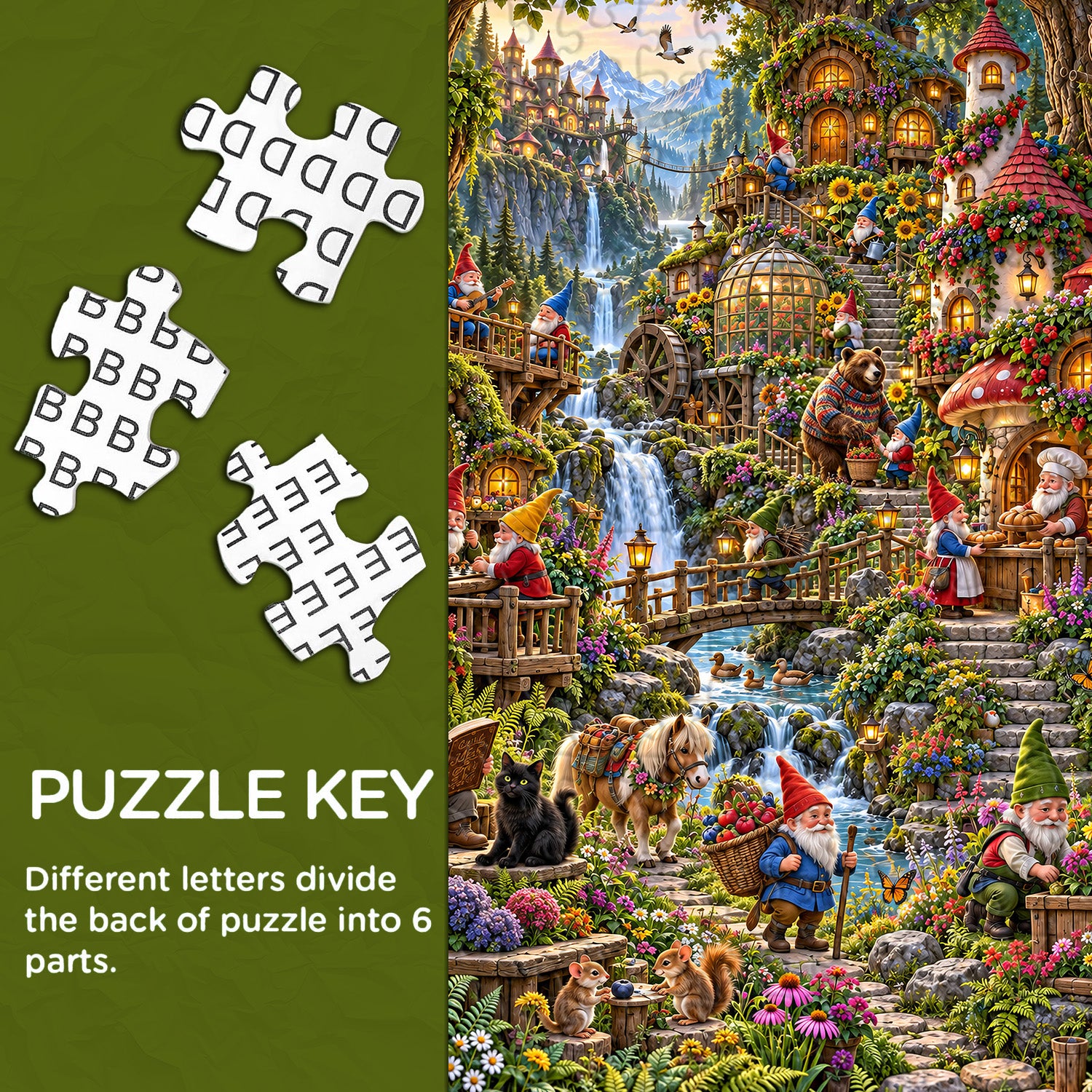 Valley of Gnomes Jigsaw Puzzle 1000 Pieces