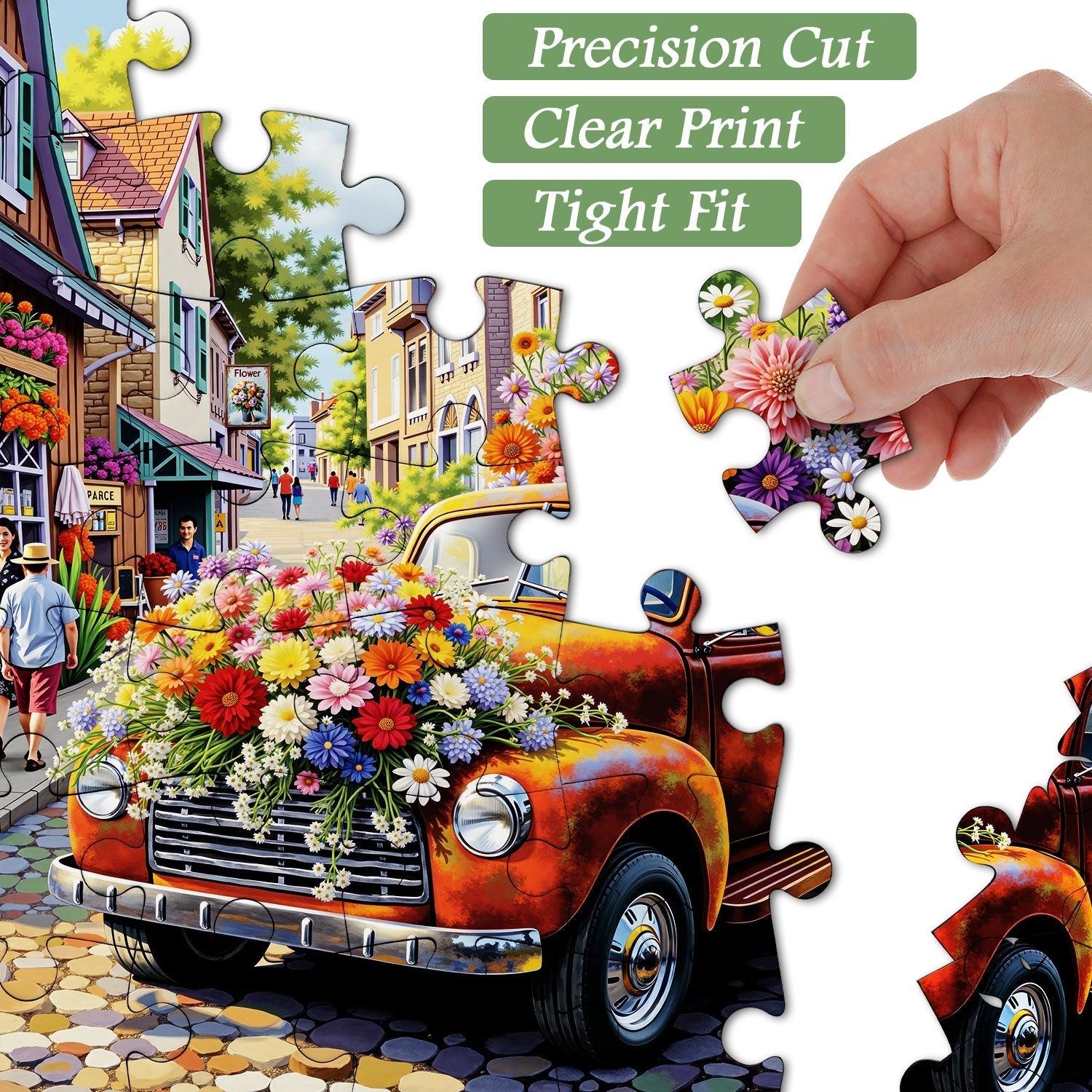 Flower Fragrance Town Jigsaw Puzzle 1000 Pieces