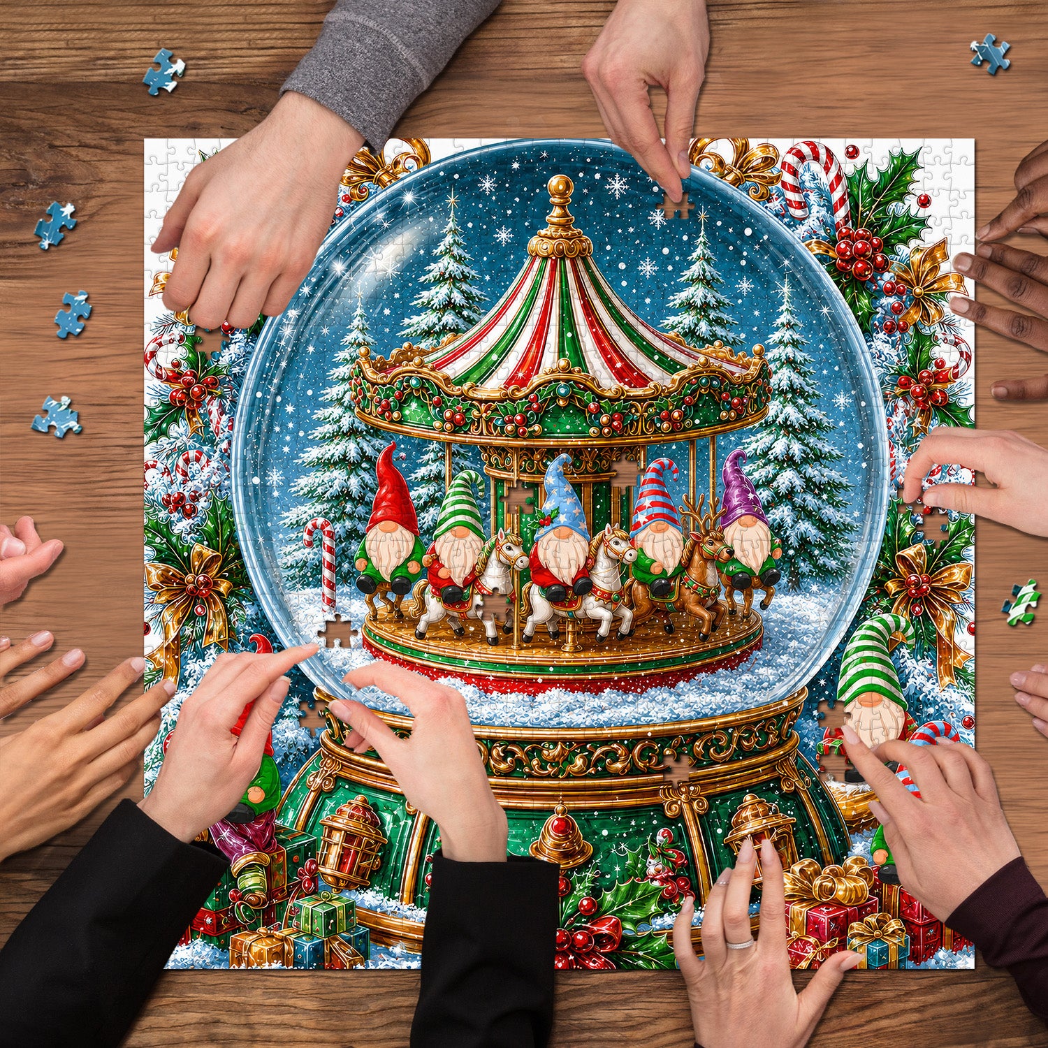Gnome Crystal Ball Jigsaw Puzzle 1000 Pieces