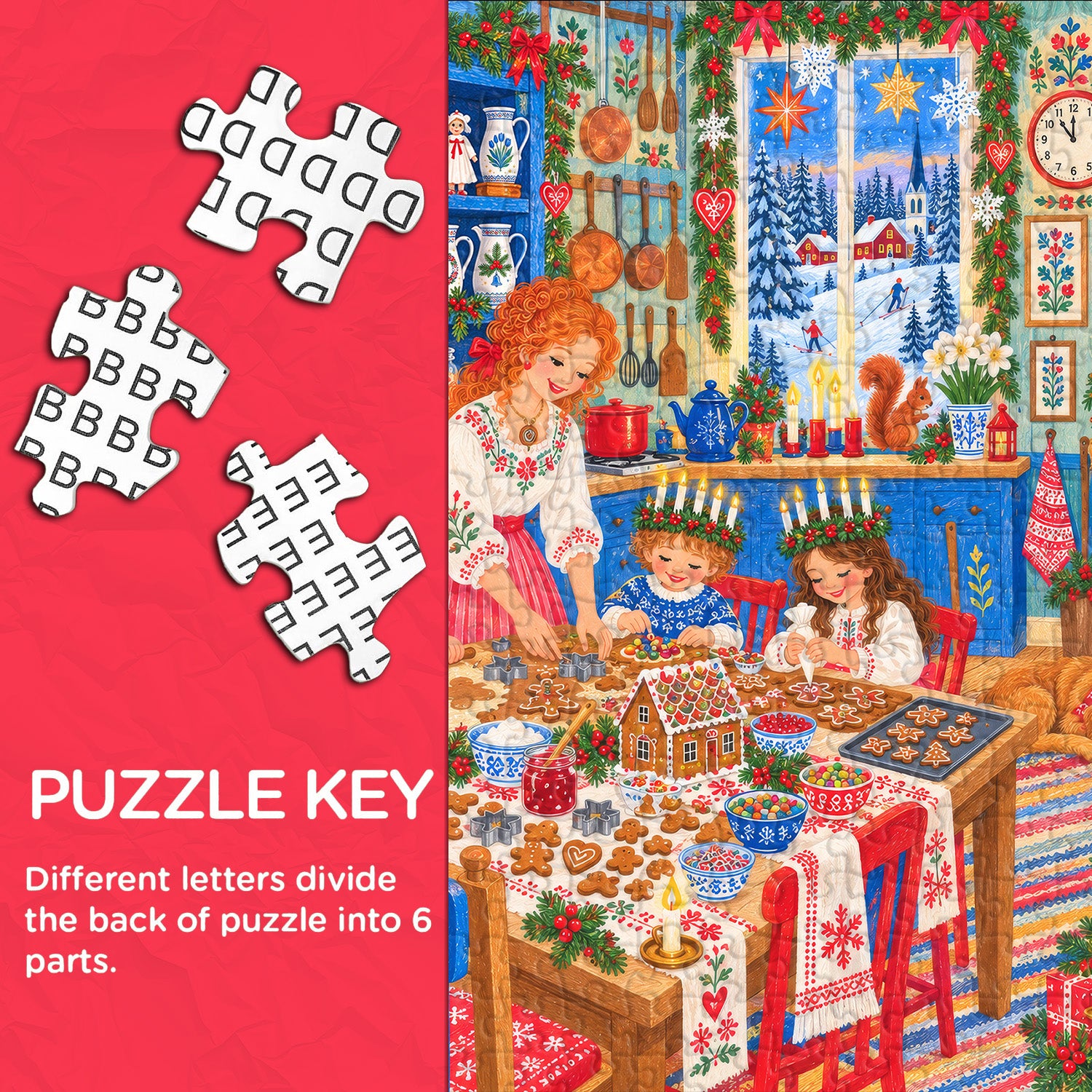 Christmas Baking Jigsaw Puzzle 1000 Pieces