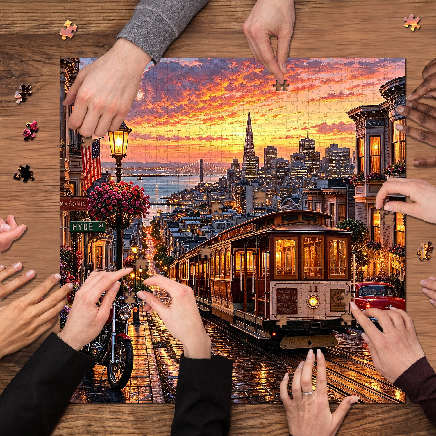 City Twilight Jigsaw Puzzle 1000 Pieces