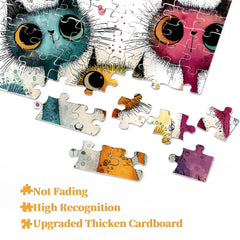 Agile Cat Group Jigsaw Puzzle 1000 Pieces