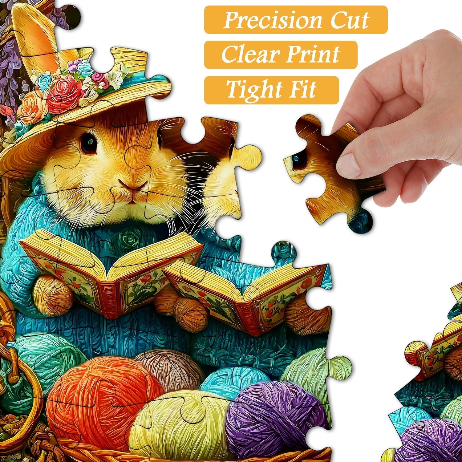 Lustiges Hasen-Puzzle 1000 Teile