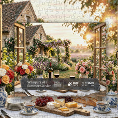 Flüstern eines Sommergarten-Puzzles, 1000 Teile