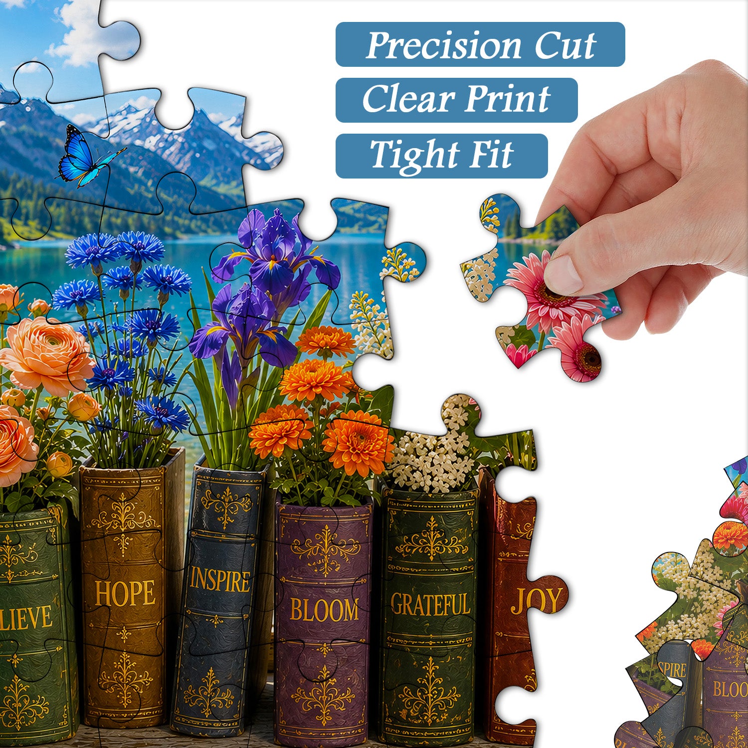 Blossom Book Vases Jigsaw Puzzle 1000 Pieces