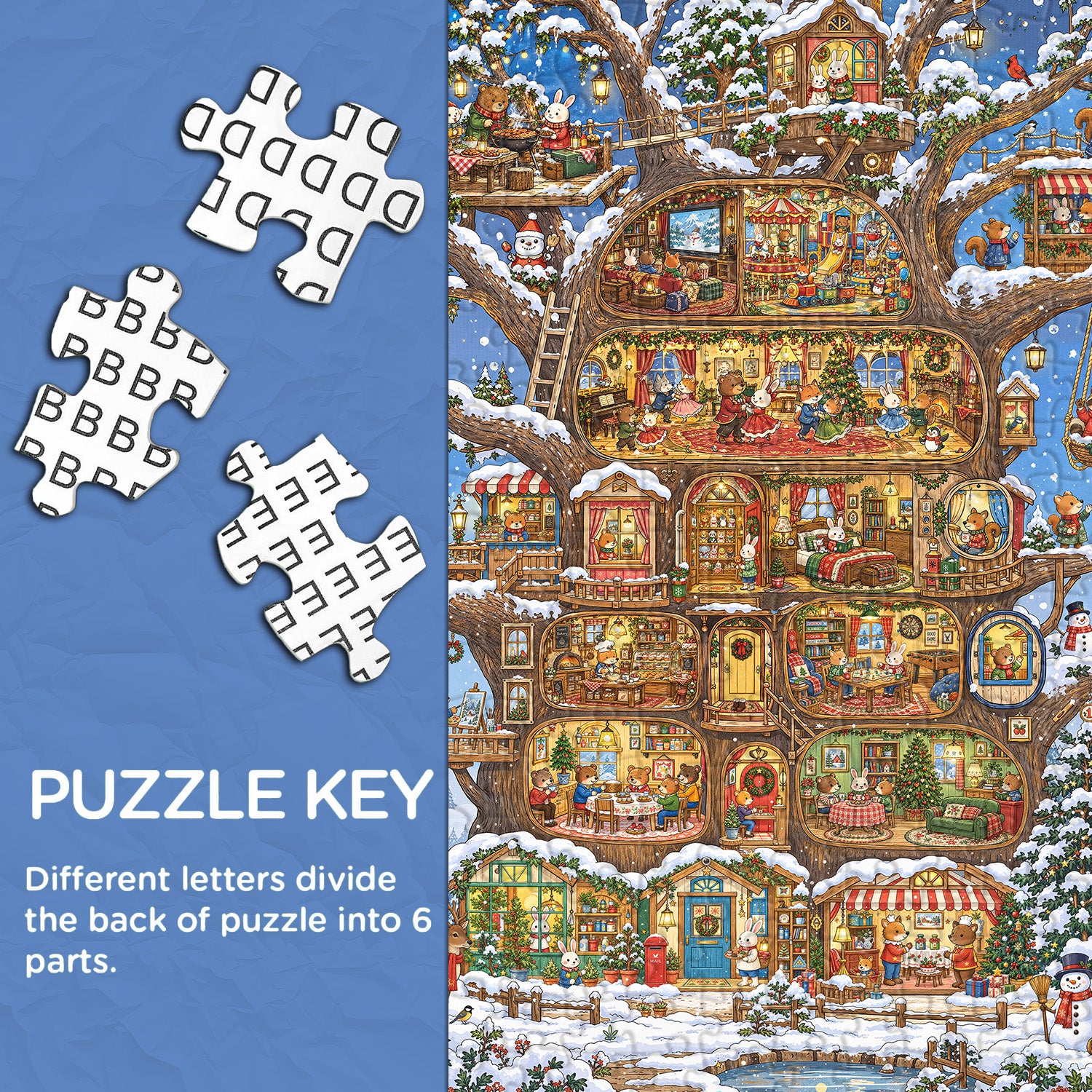 Winter Tree Home Jigsaw Puzzle 1000 Pieces