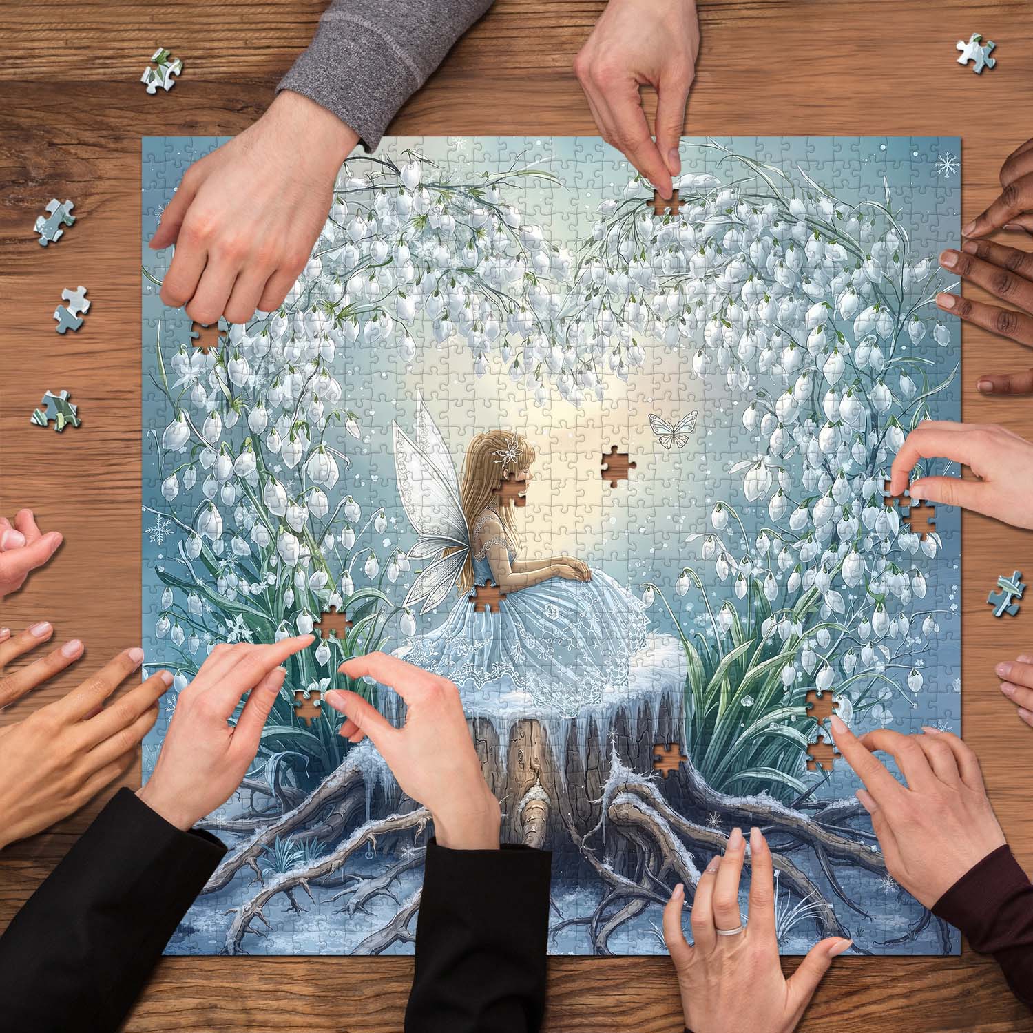 Puzzle Snow Lotus Spirit 1000 pezzi