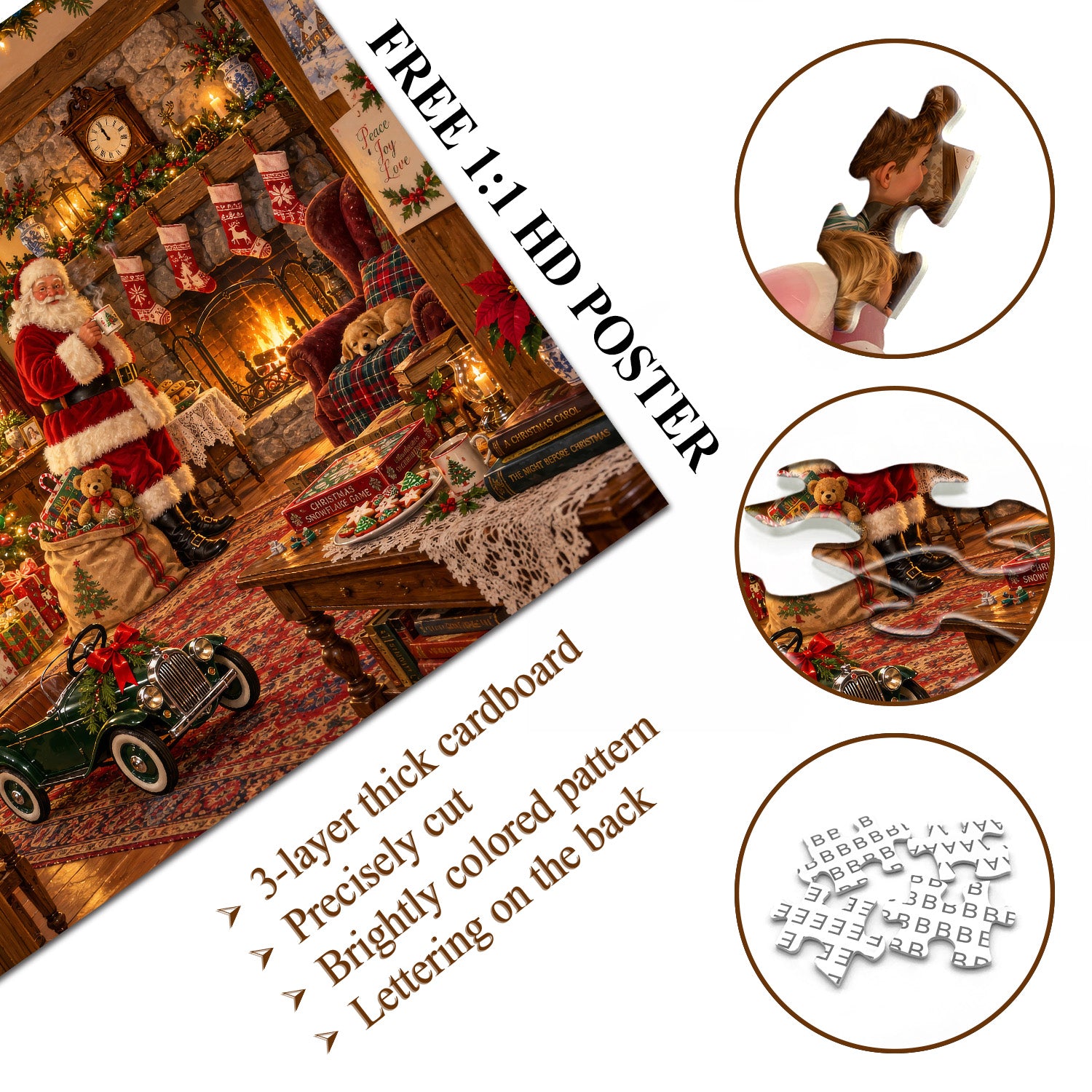 Christmas Eve Surprise Jigsaw Puzzle 1000 Pieces