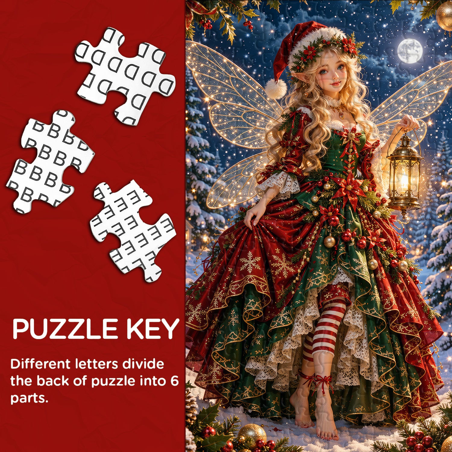 Lantern Fairy Jigsaw Puzzle 1000 Pieces