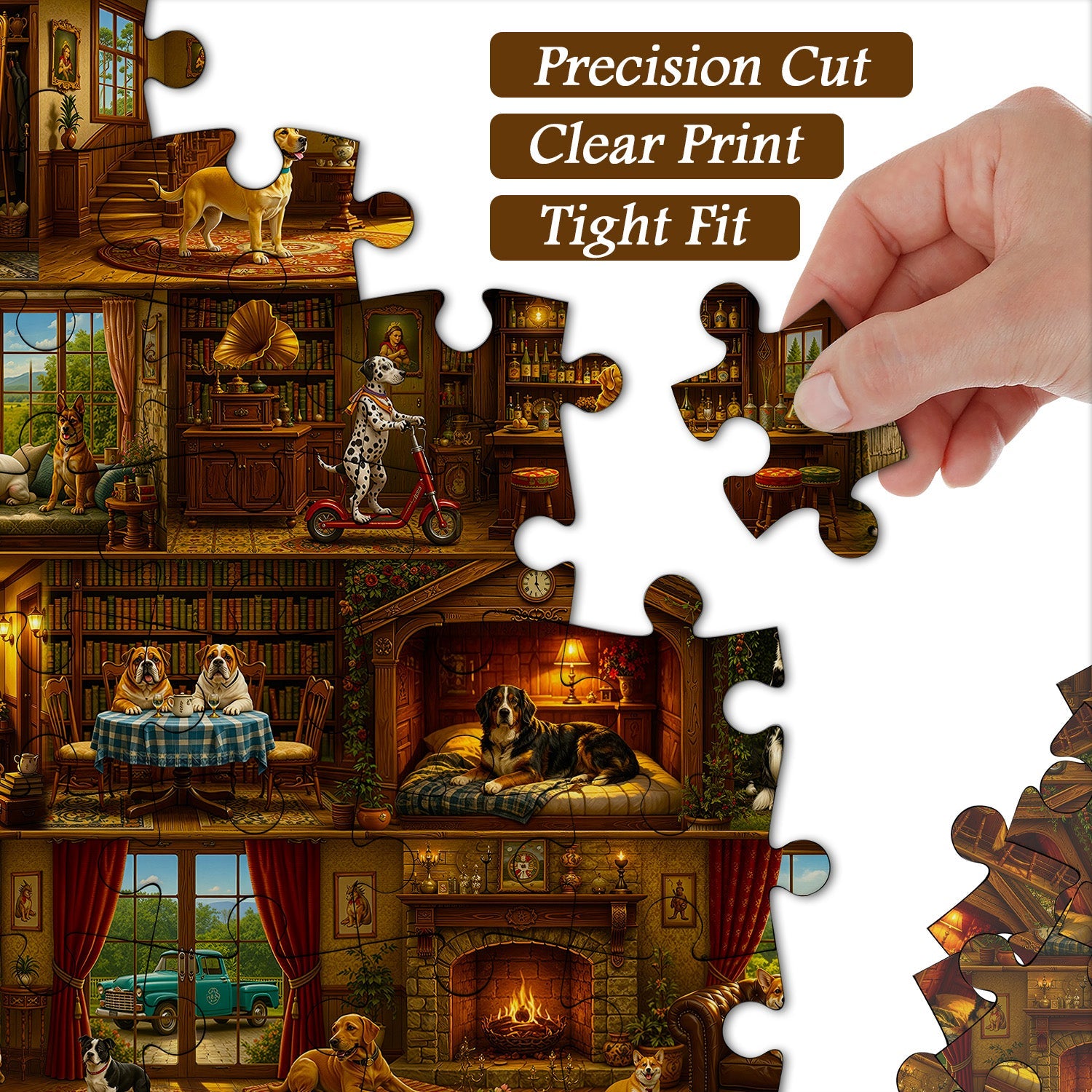 Dog's Manor Jigsaw Puzzle 1000 Pieces