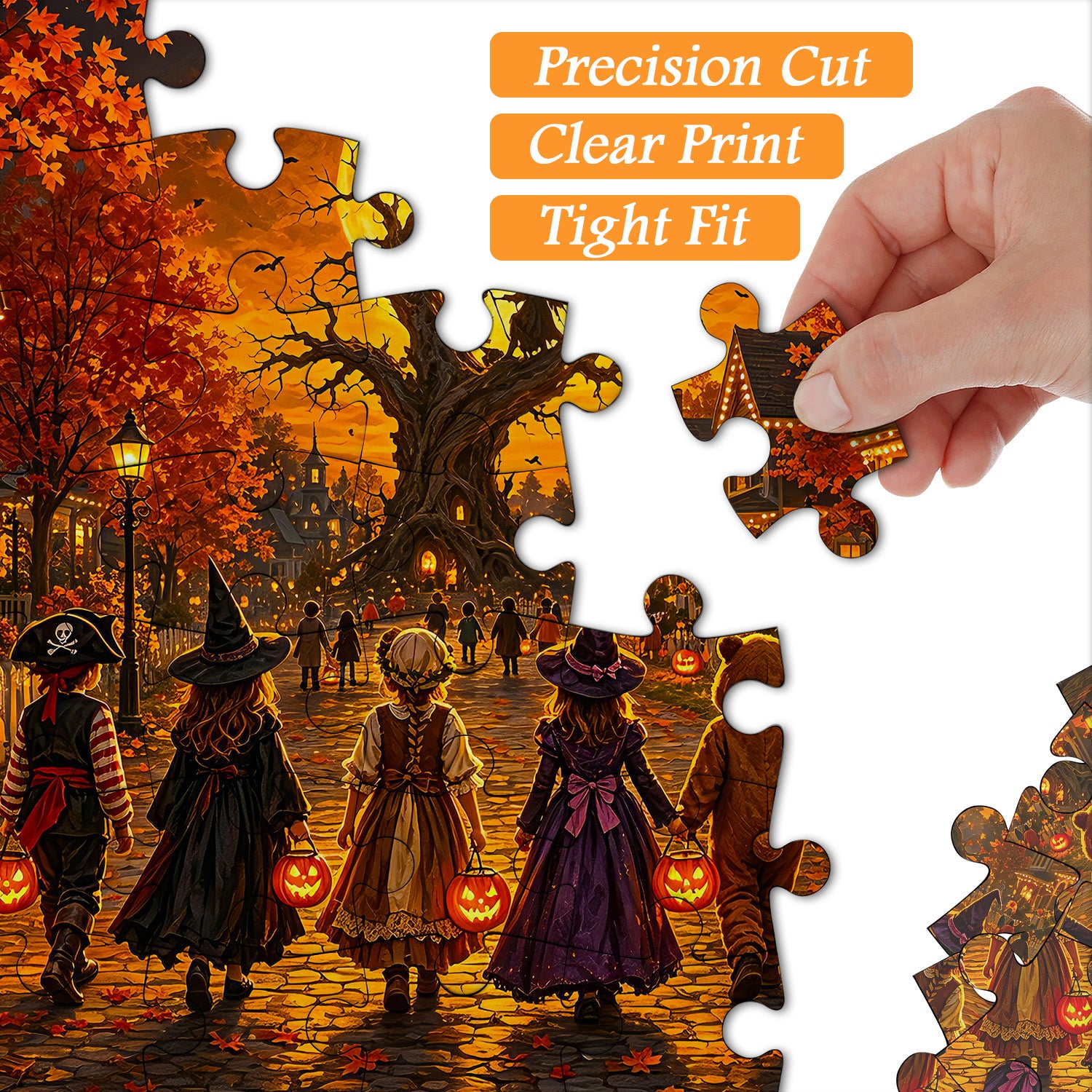 Trick-or-Treat Crew Jigsaw Puzzle 1000 Pieces